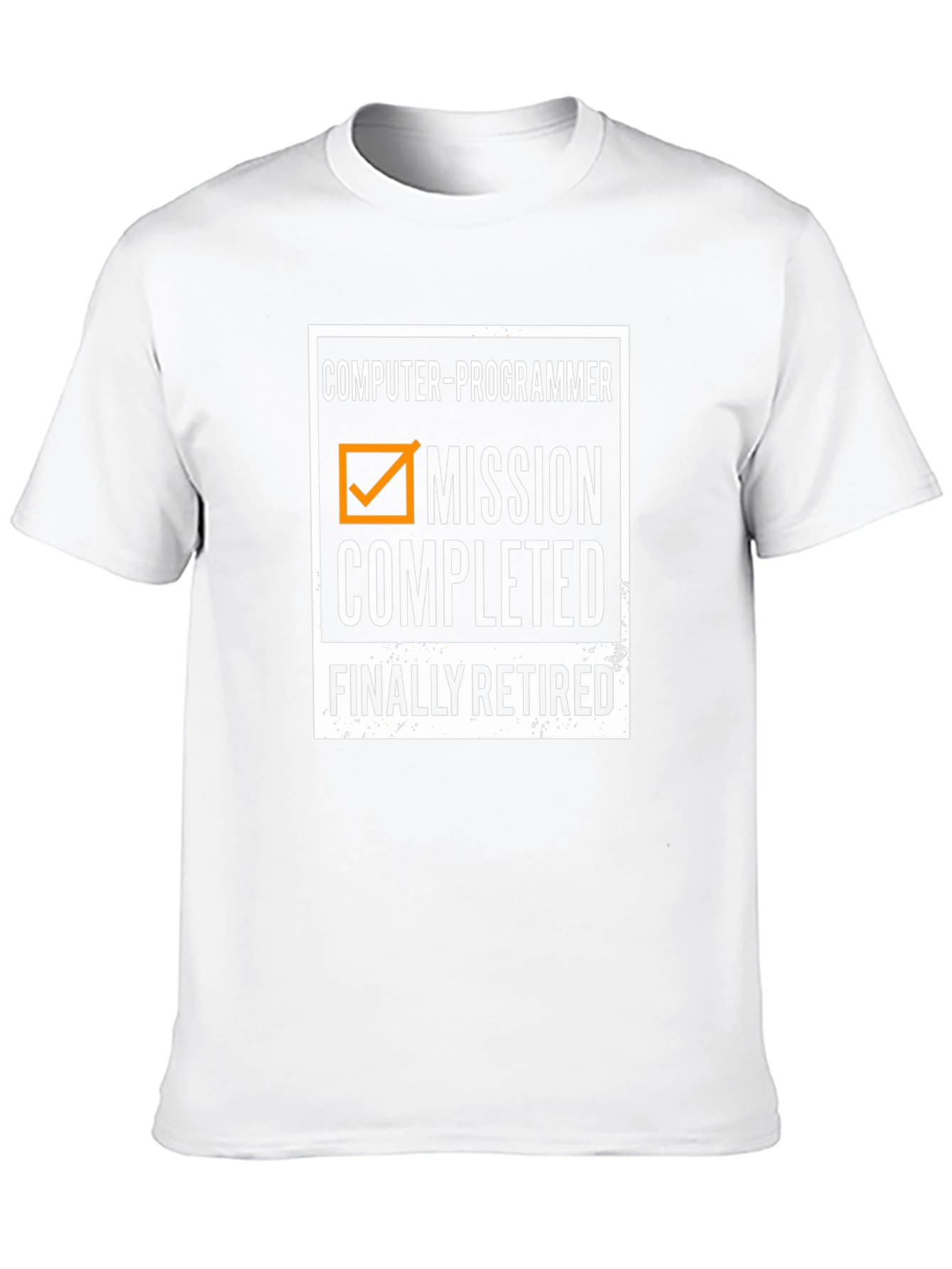 Computer Programmer Mission Completed Retired T-Shirt