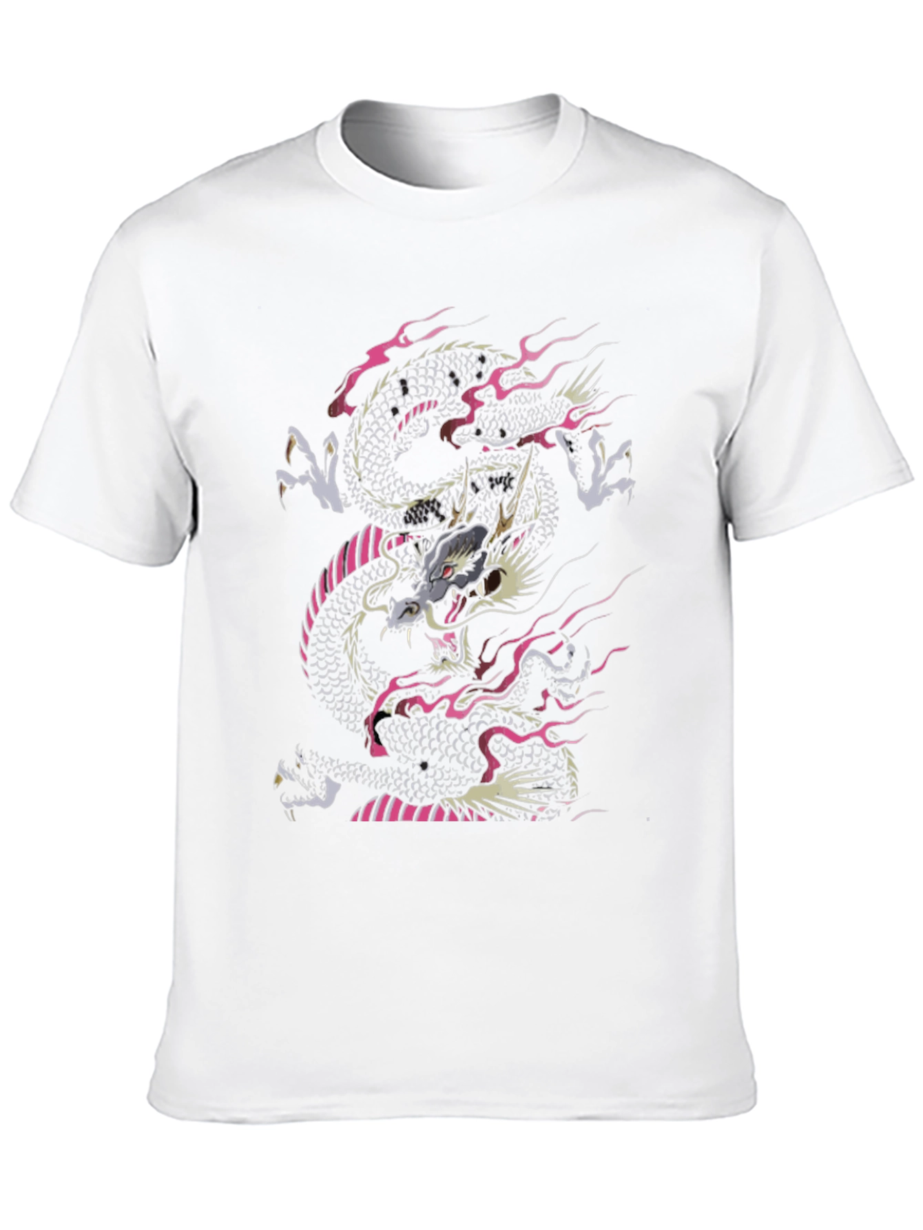 Dragon Print Black T-Shirt