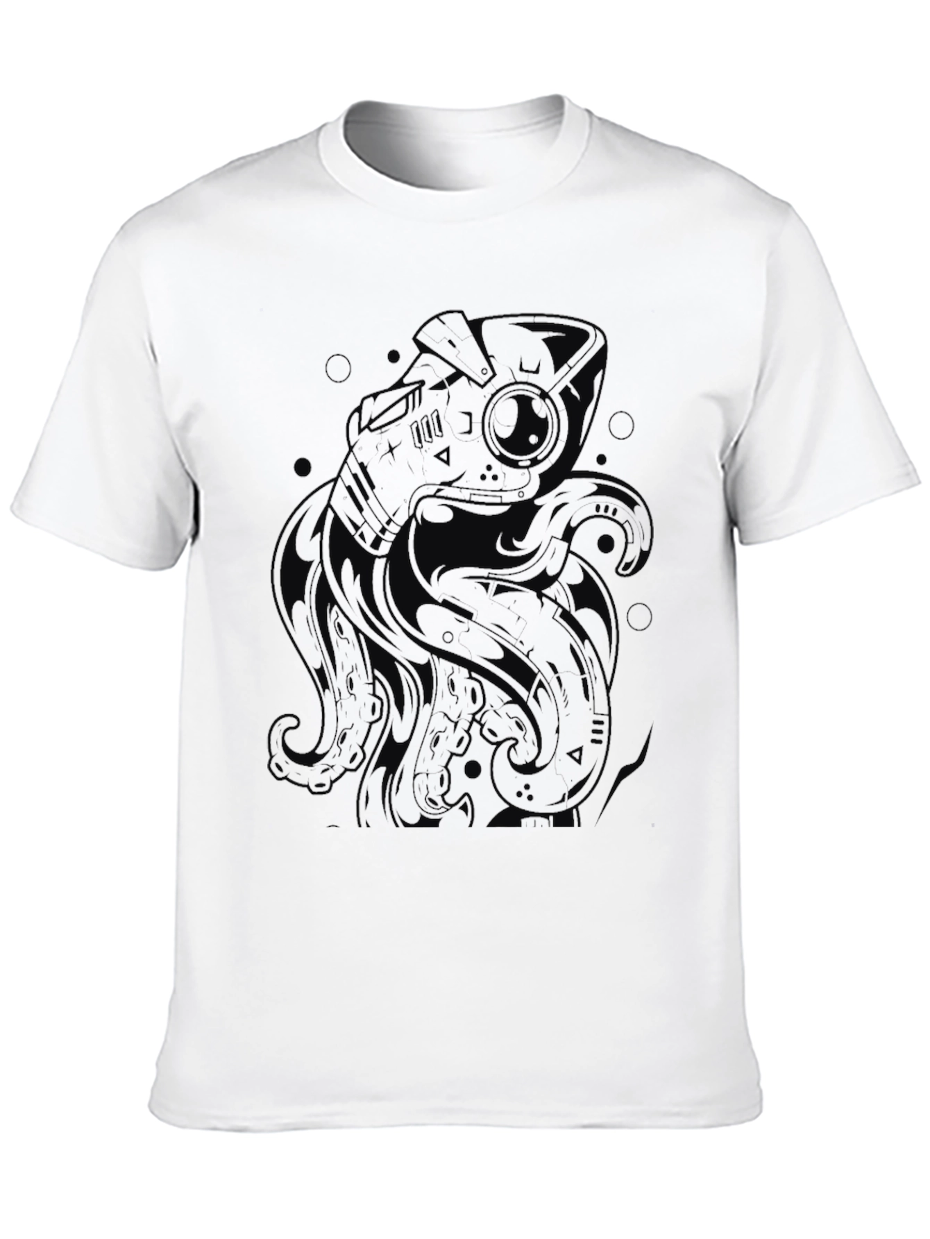 Cosmic Octopus Black T-Shirt