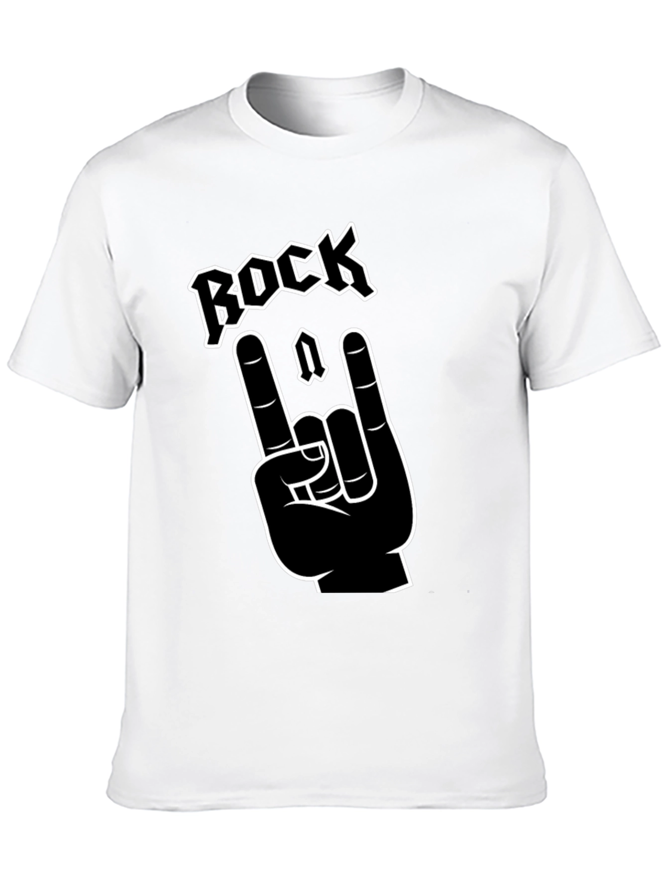 Rock On Hand Graphic T-Shirt