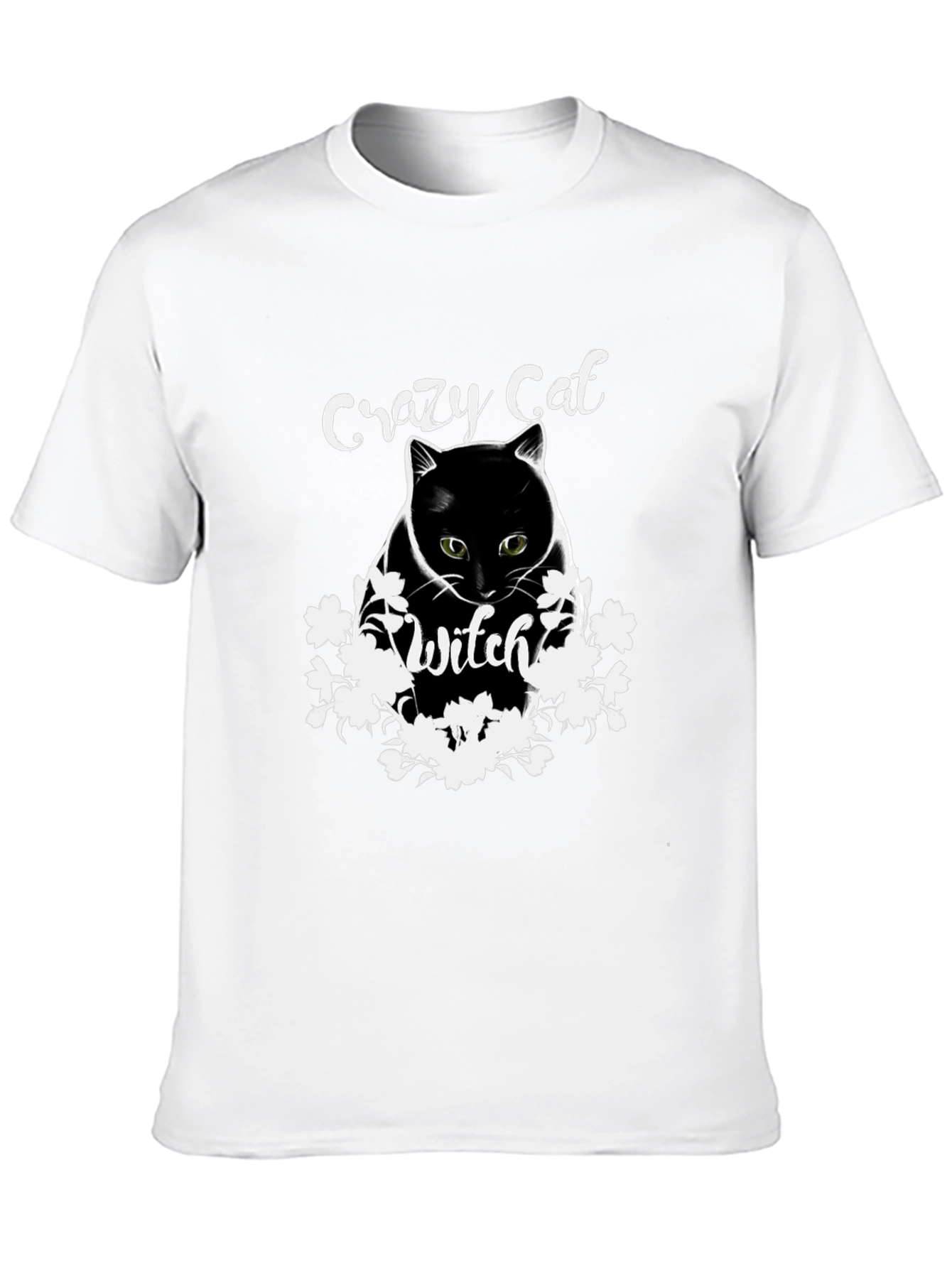 Crazy Cat Witch T-Shirt