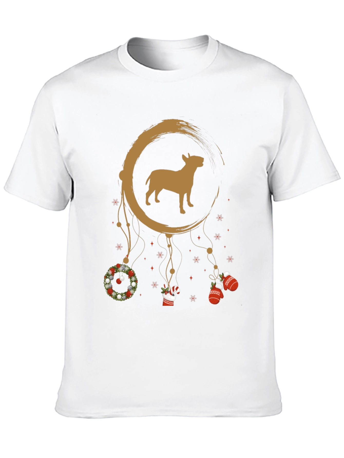 Bull Terrier Christmas Dreamcatcher T-Shirt