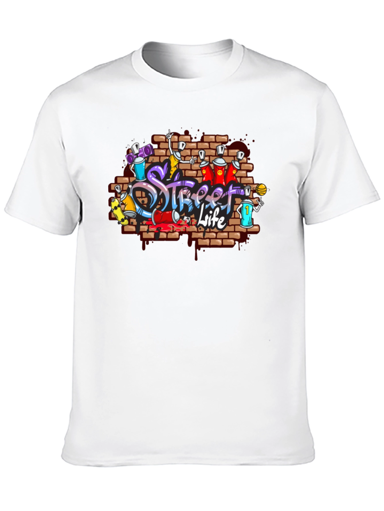 Street Life Graffiti T-Shirt