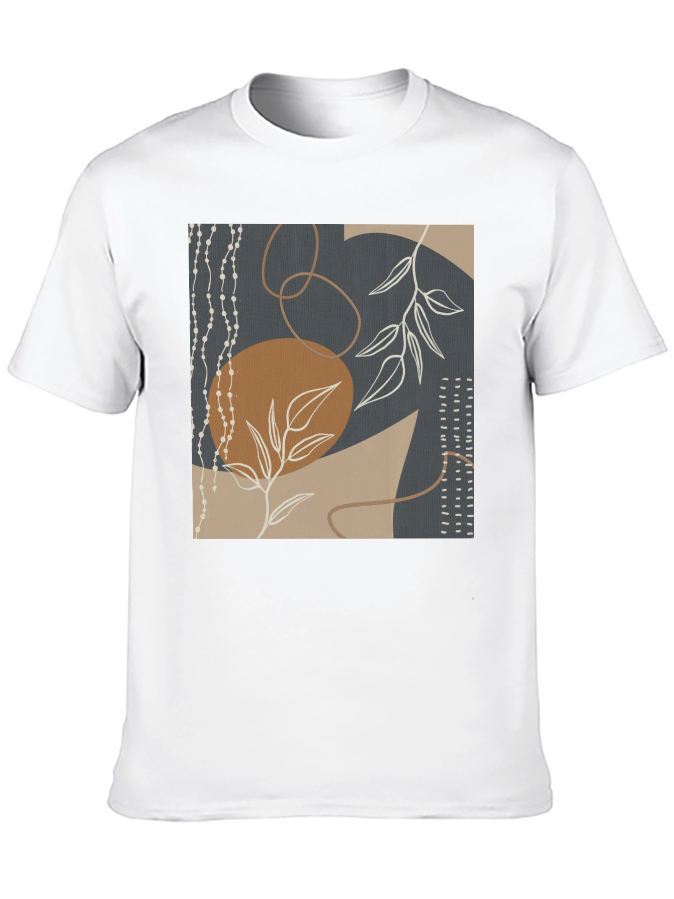 Abstract Art Graphic Tee - Modern Casual Style
