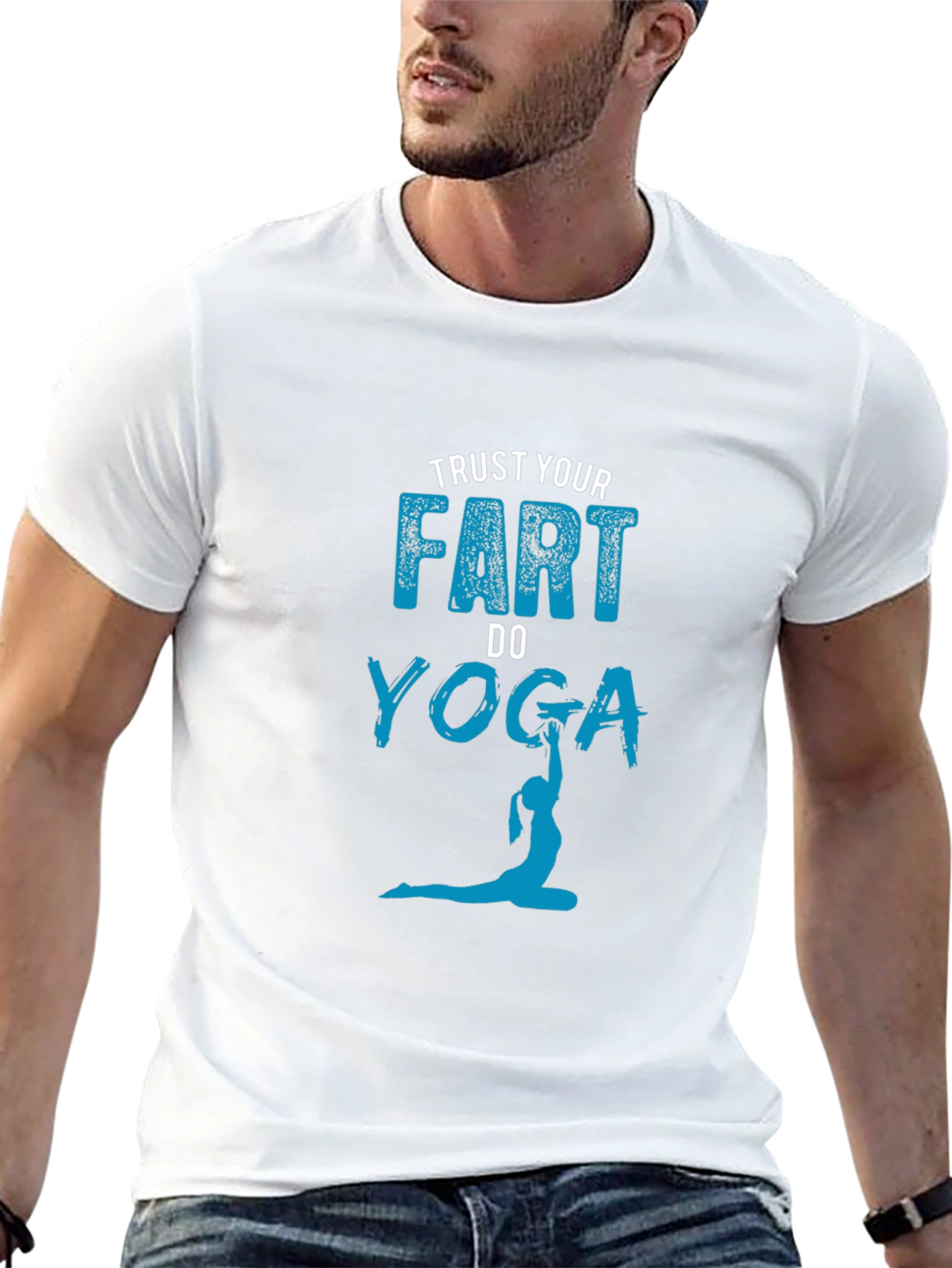 Trust Your Fart Do Yoga Graphic Tee