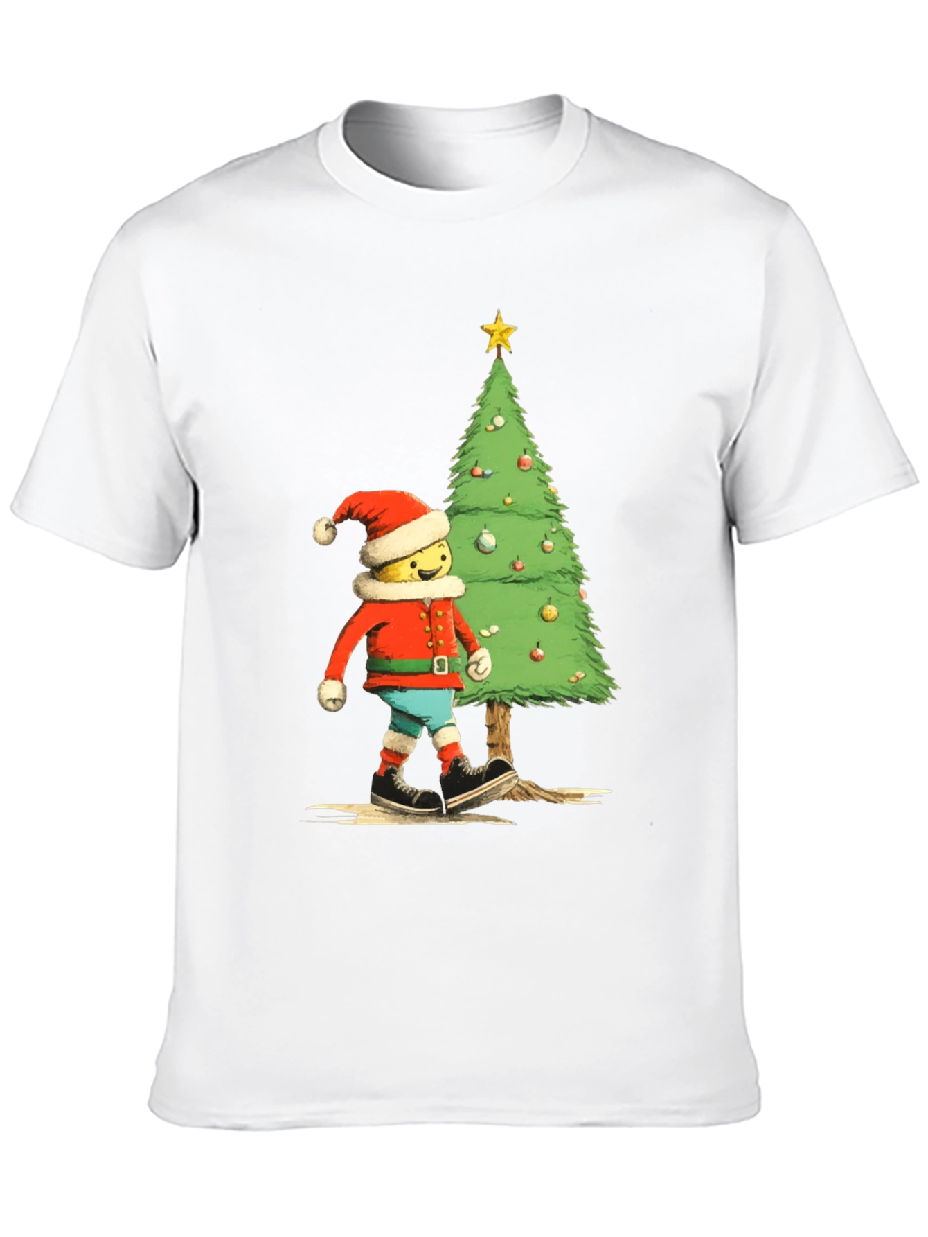 Christmas LEGO Character Graphic Tee