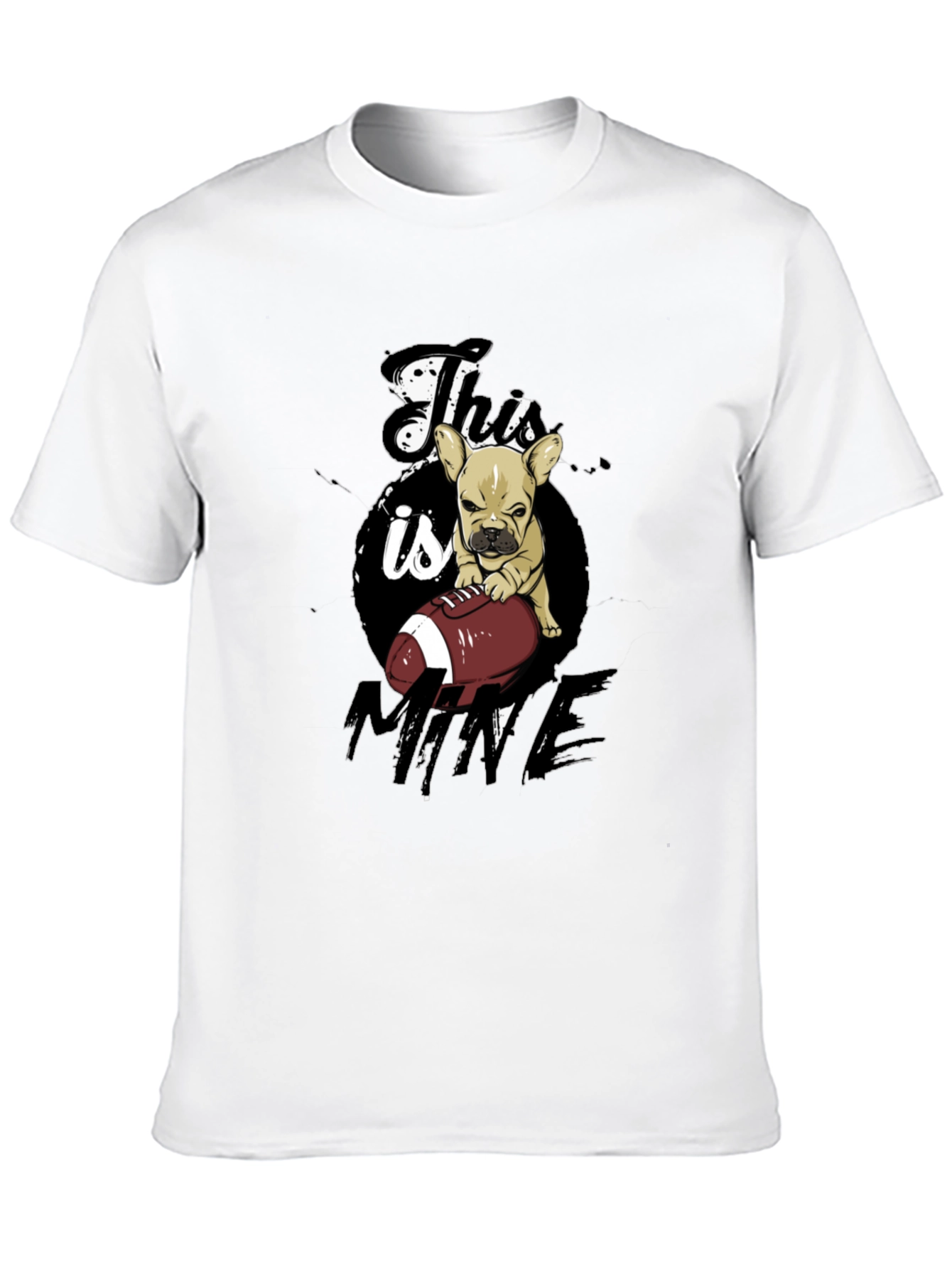 Bulldog Football T-Shirt - This is Mine!