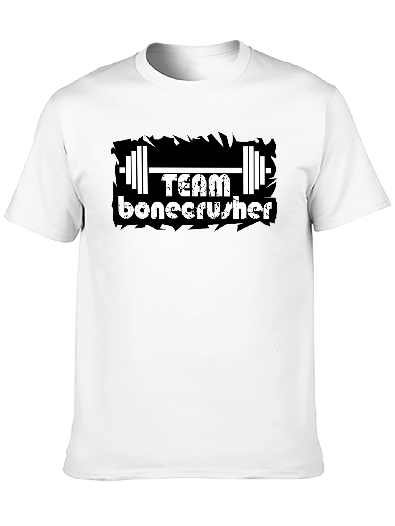 Team Bonecrusher Black T-Shirt - Gym Workout Tee