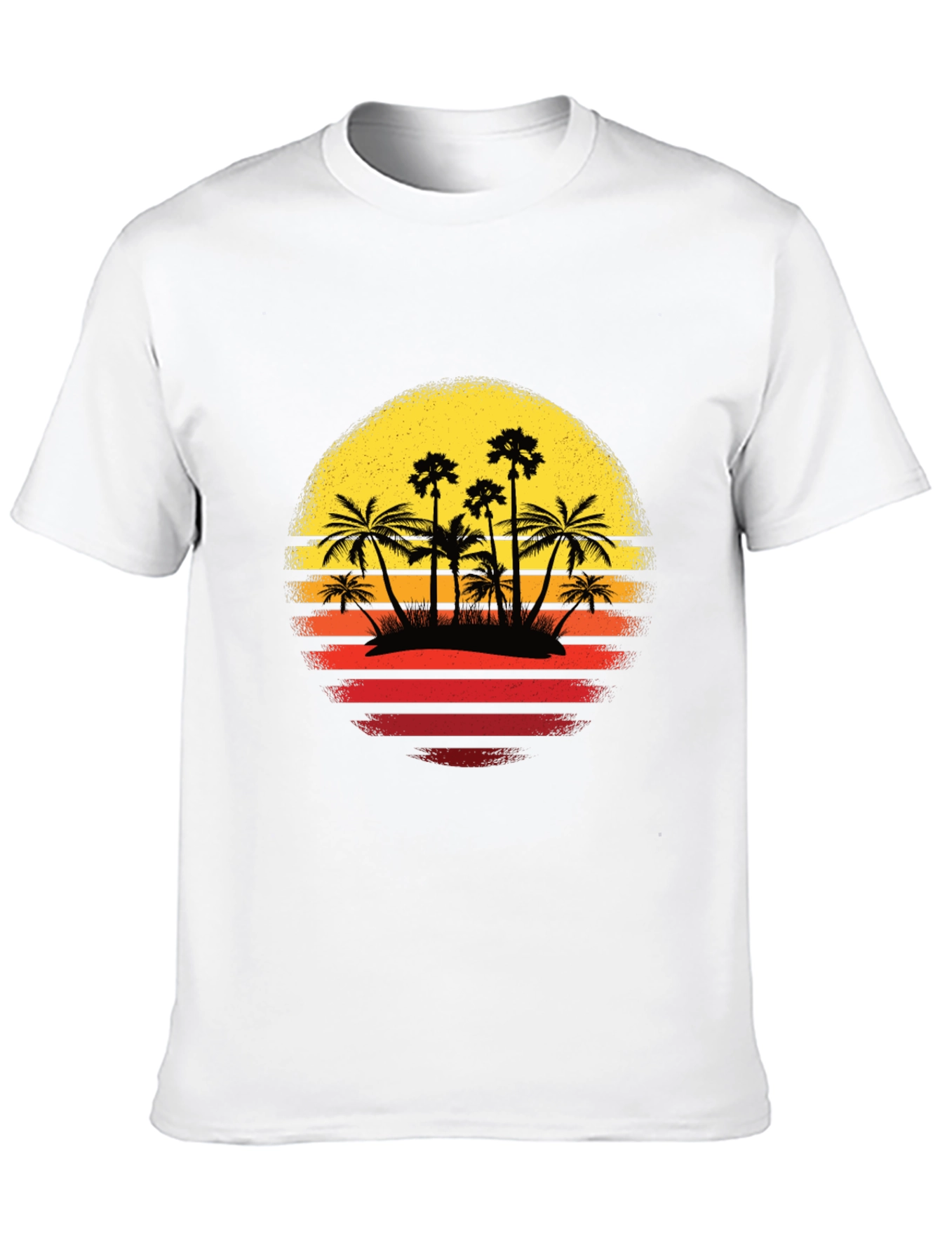 Retro Palm Tree Sunset T-Shirt