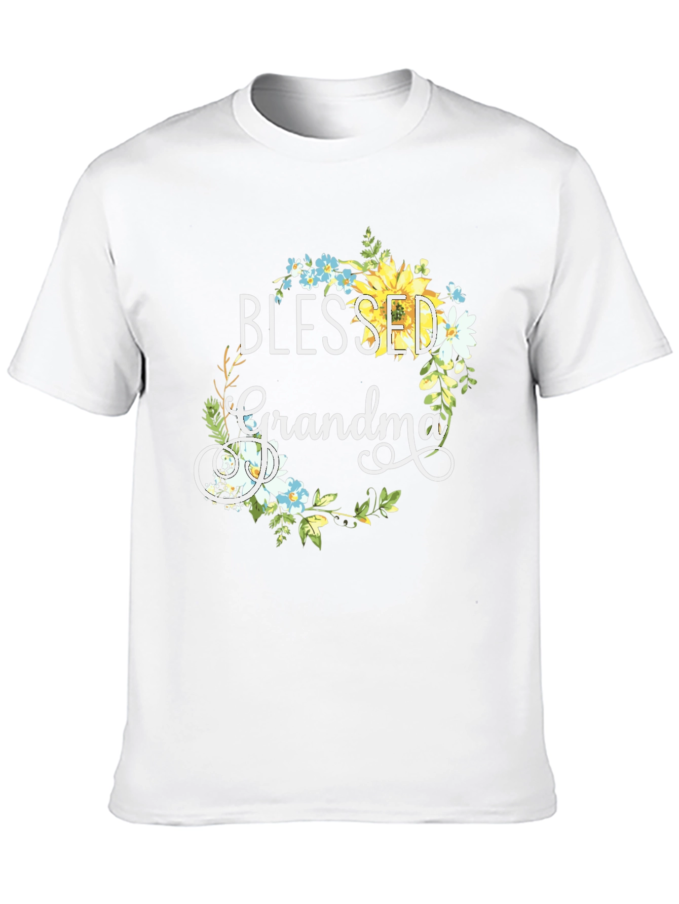 Blessed Grandma Floral T-Shirt