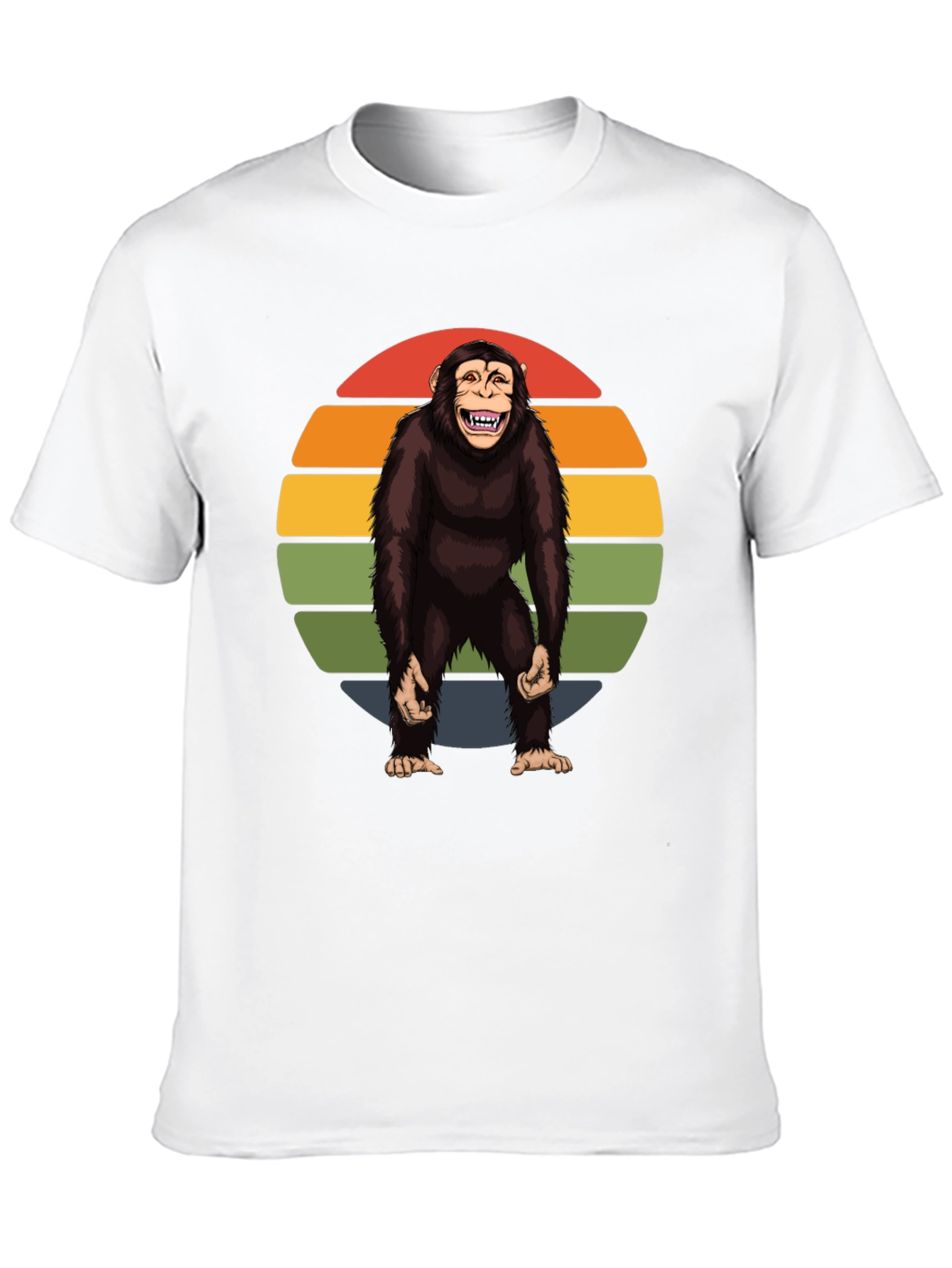 Retro Monkey Graphic Tee - Hilarious Ape Design