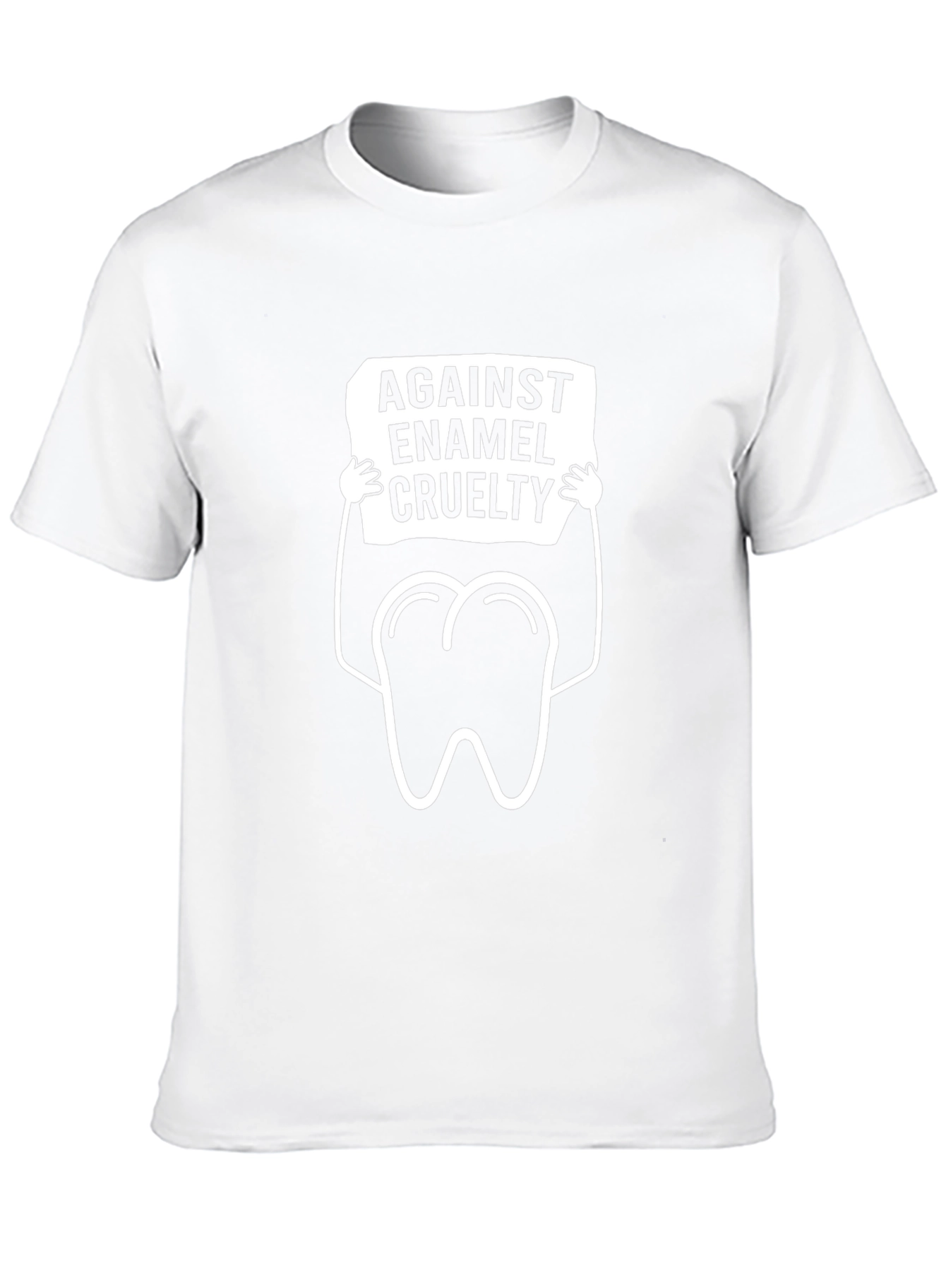 Against Enamel Cruelty Graphic T-Shirt