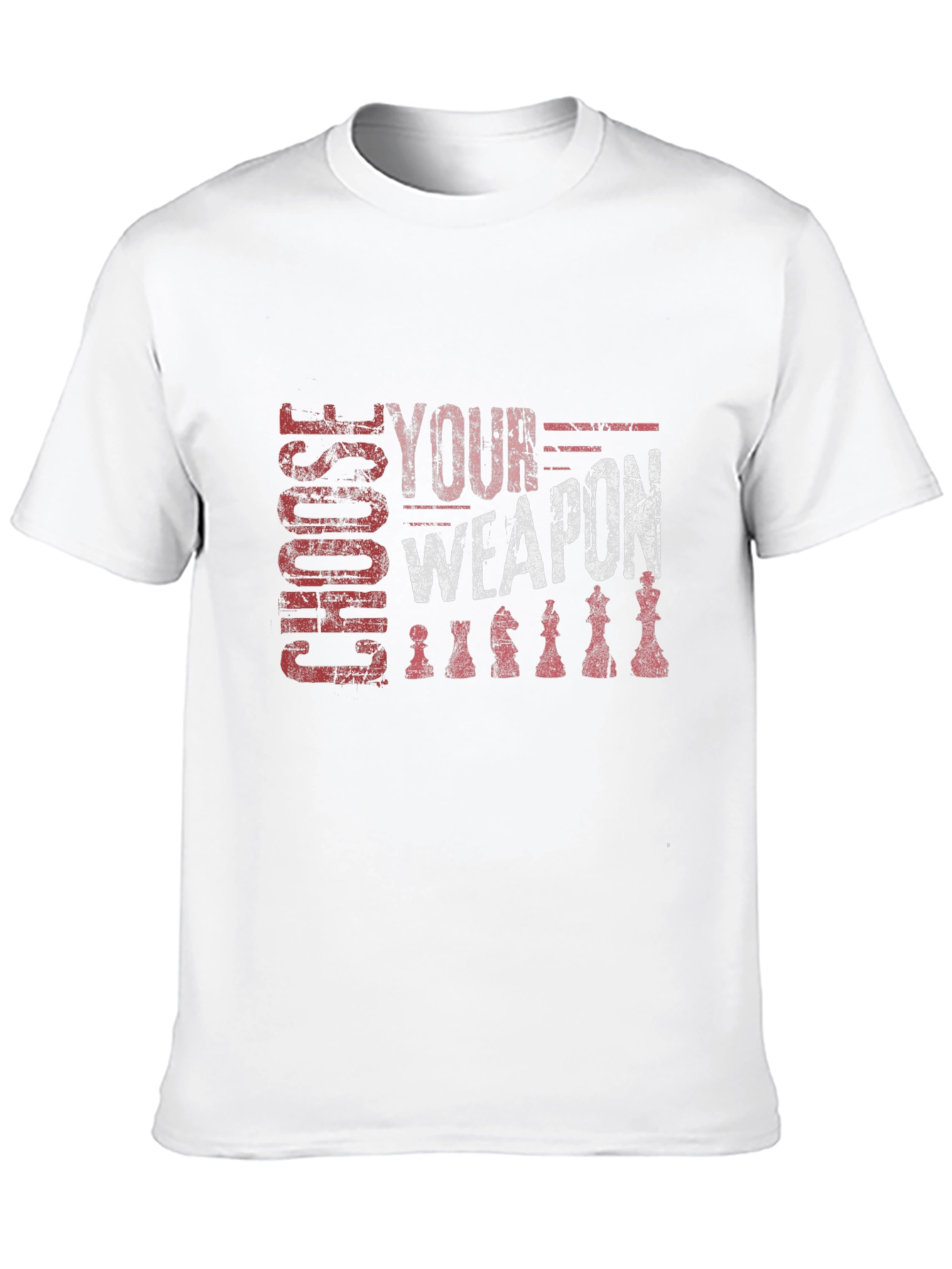 Choose Your Weapon Chess Graphic Tee