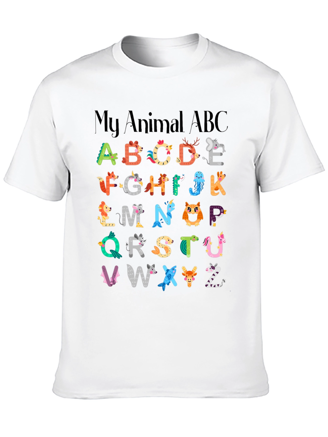 Animal ABC T-Shirt - Educational Kids Tee