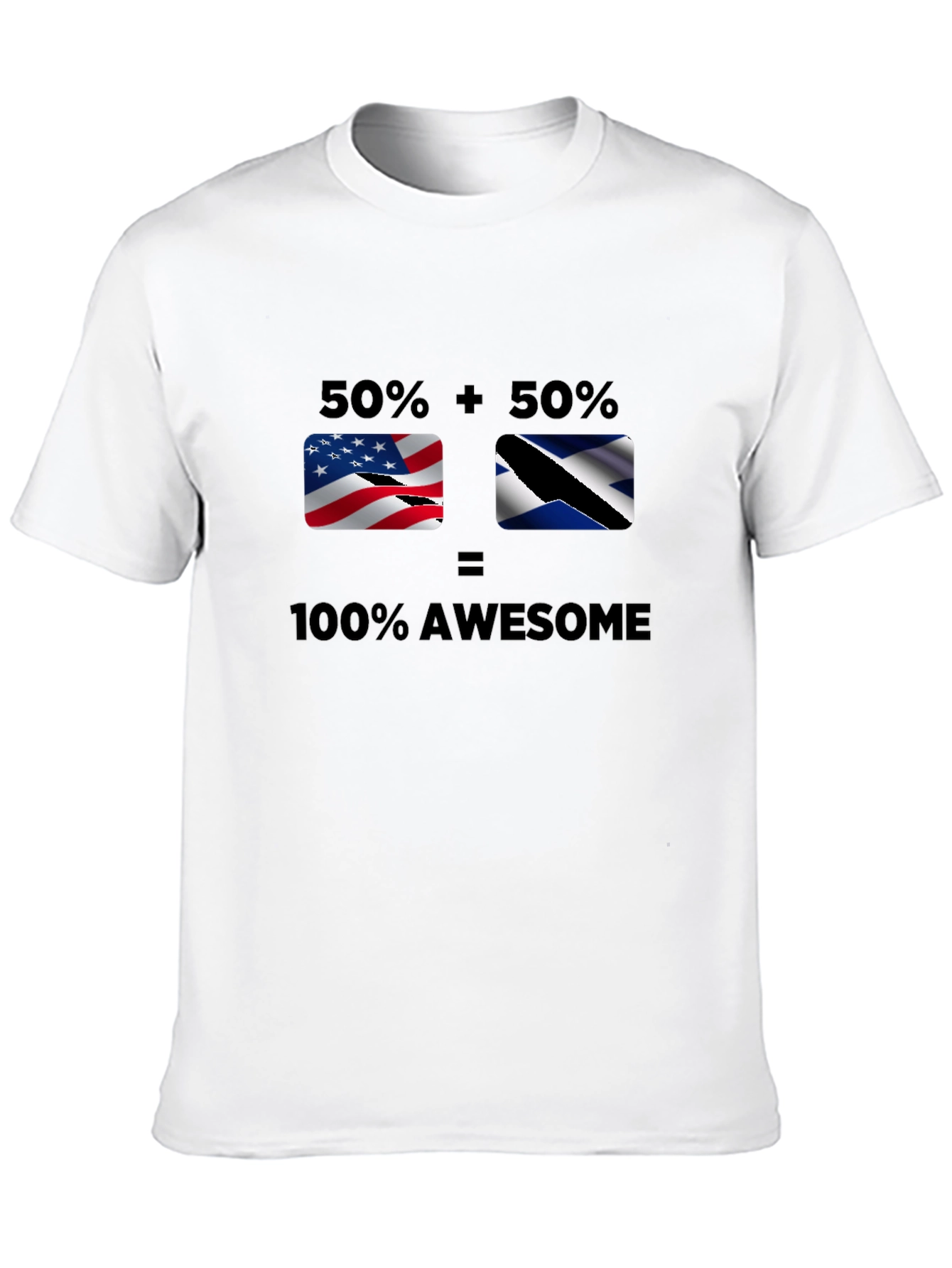 Awesome USA & Scotland Mix T-Shirt