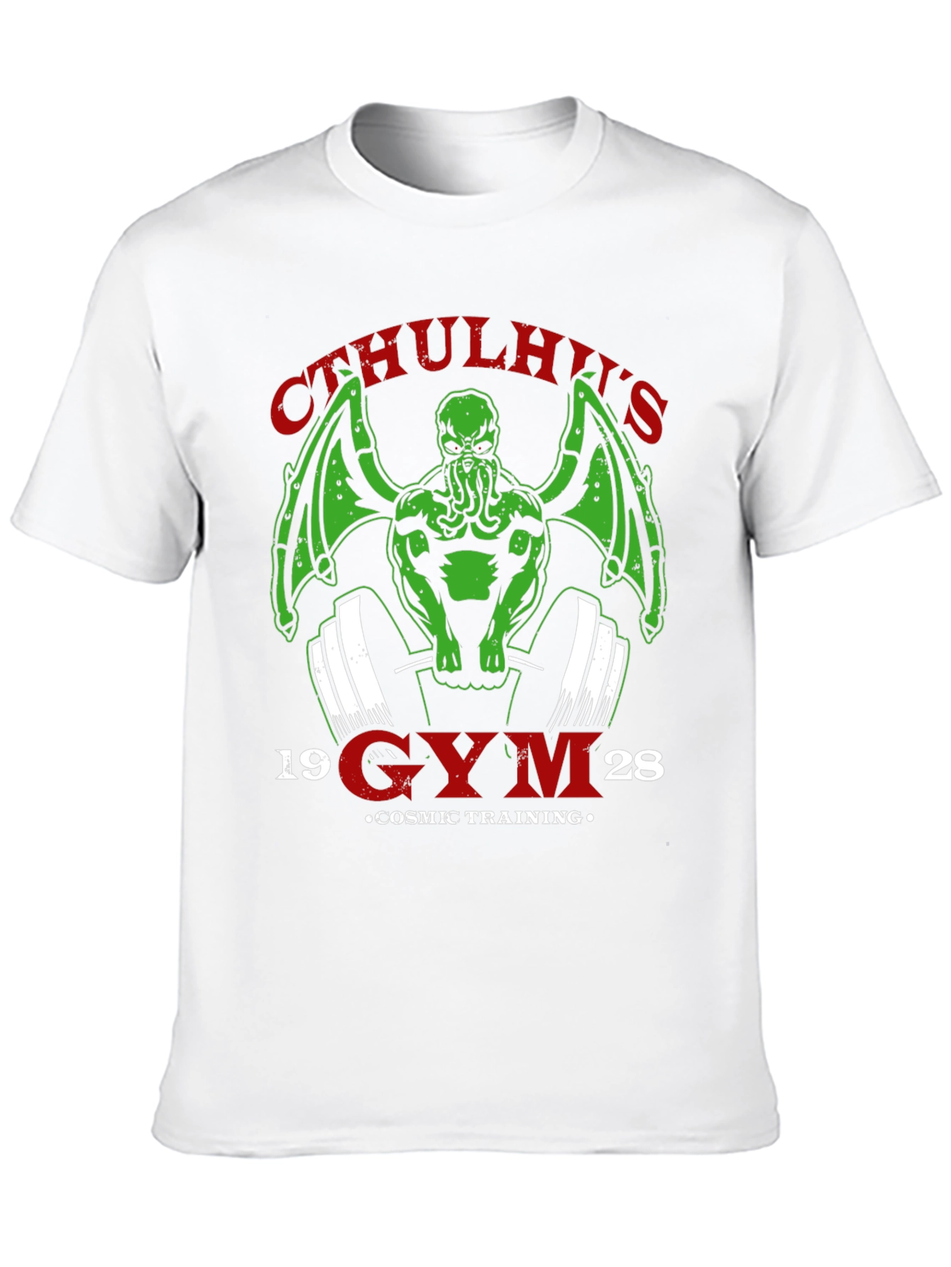 Cthulhus Gym Black T-Shirt: Cosmic Training Apparel