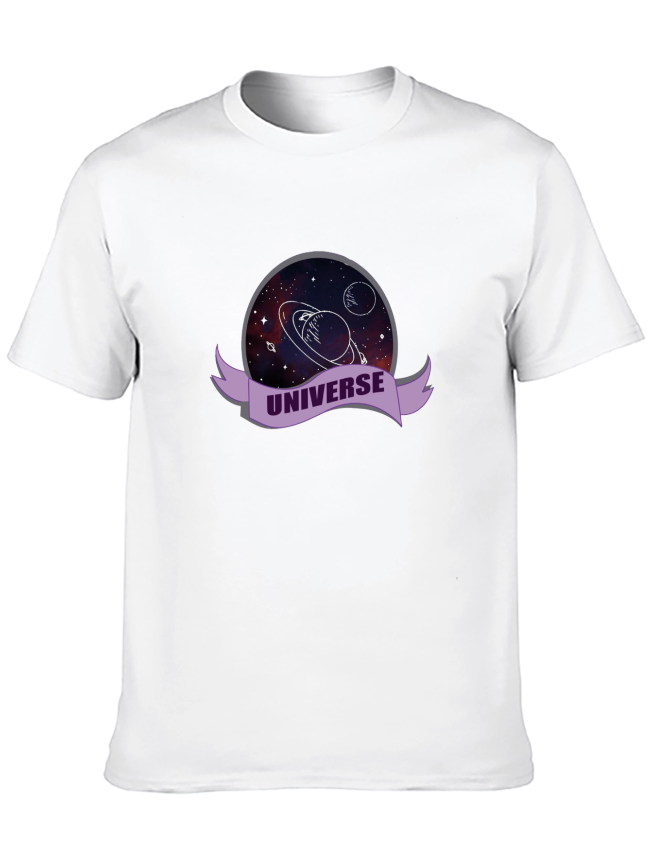 Universe Graphic Black T-Shirt