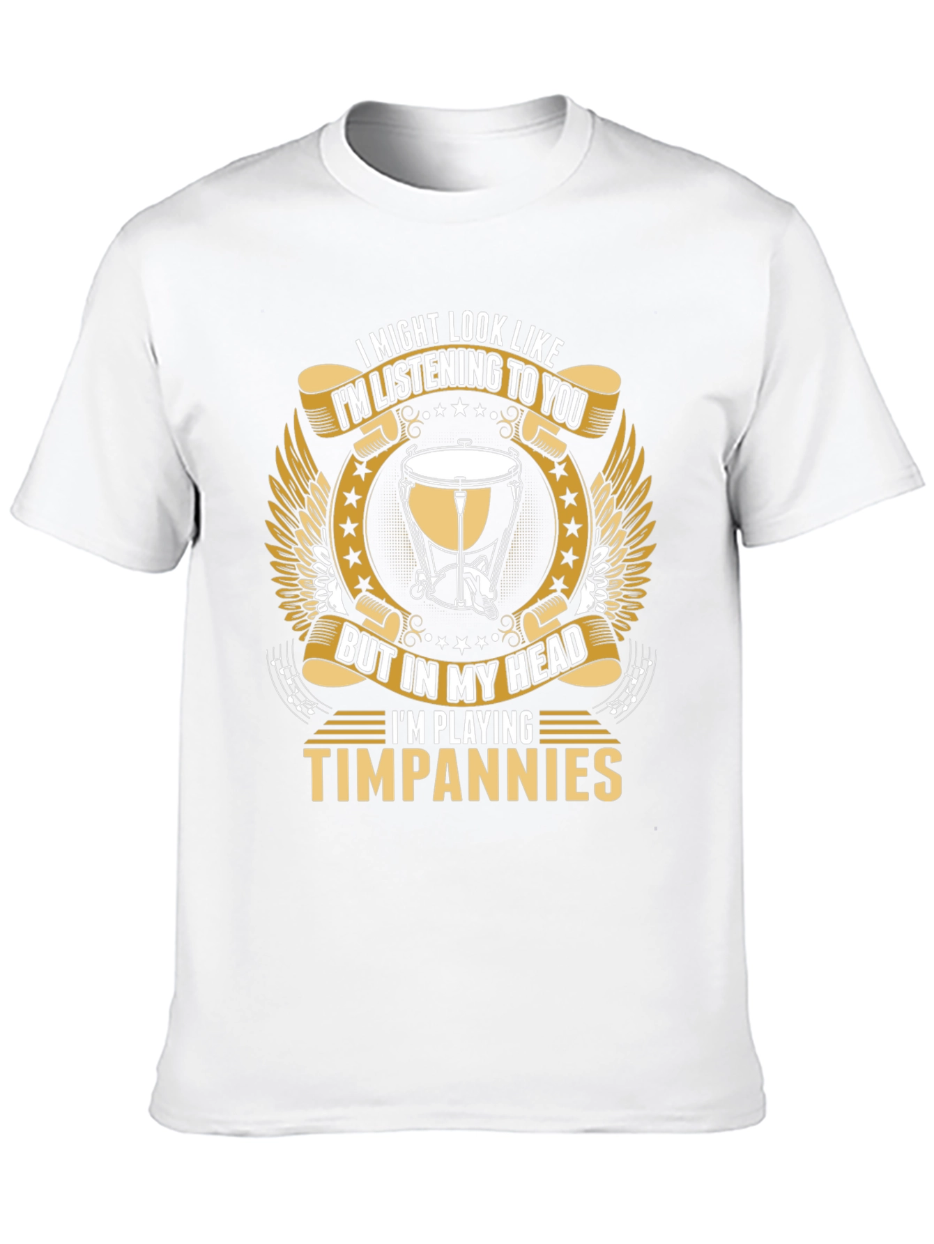 Timpani Musician T-Shirt: Im Playing Timpanies in my Head