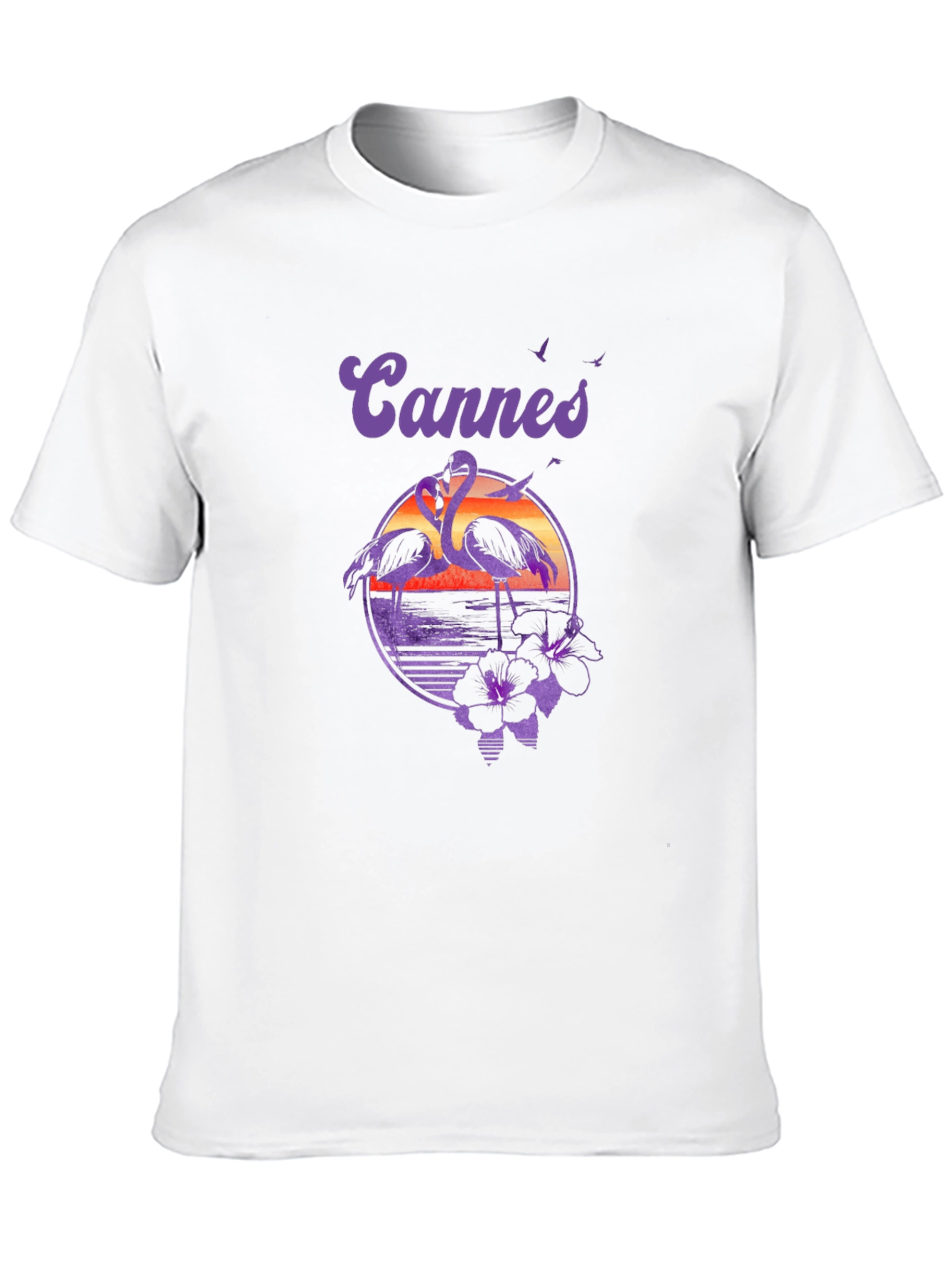 Cannes Flamingo Graphic T-Shirt