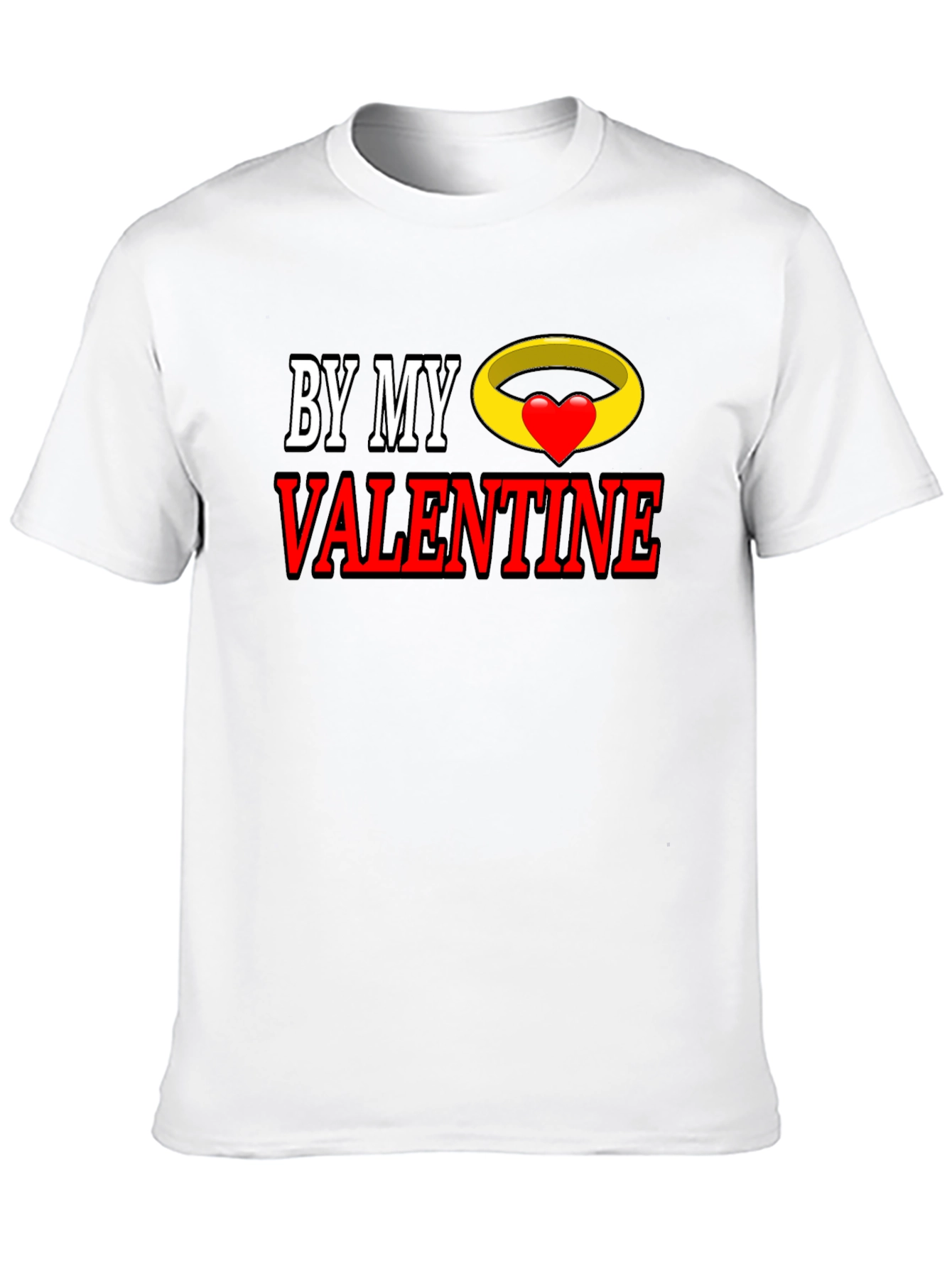 By My Valentine Graphic T-Shirt - Romantic Gift