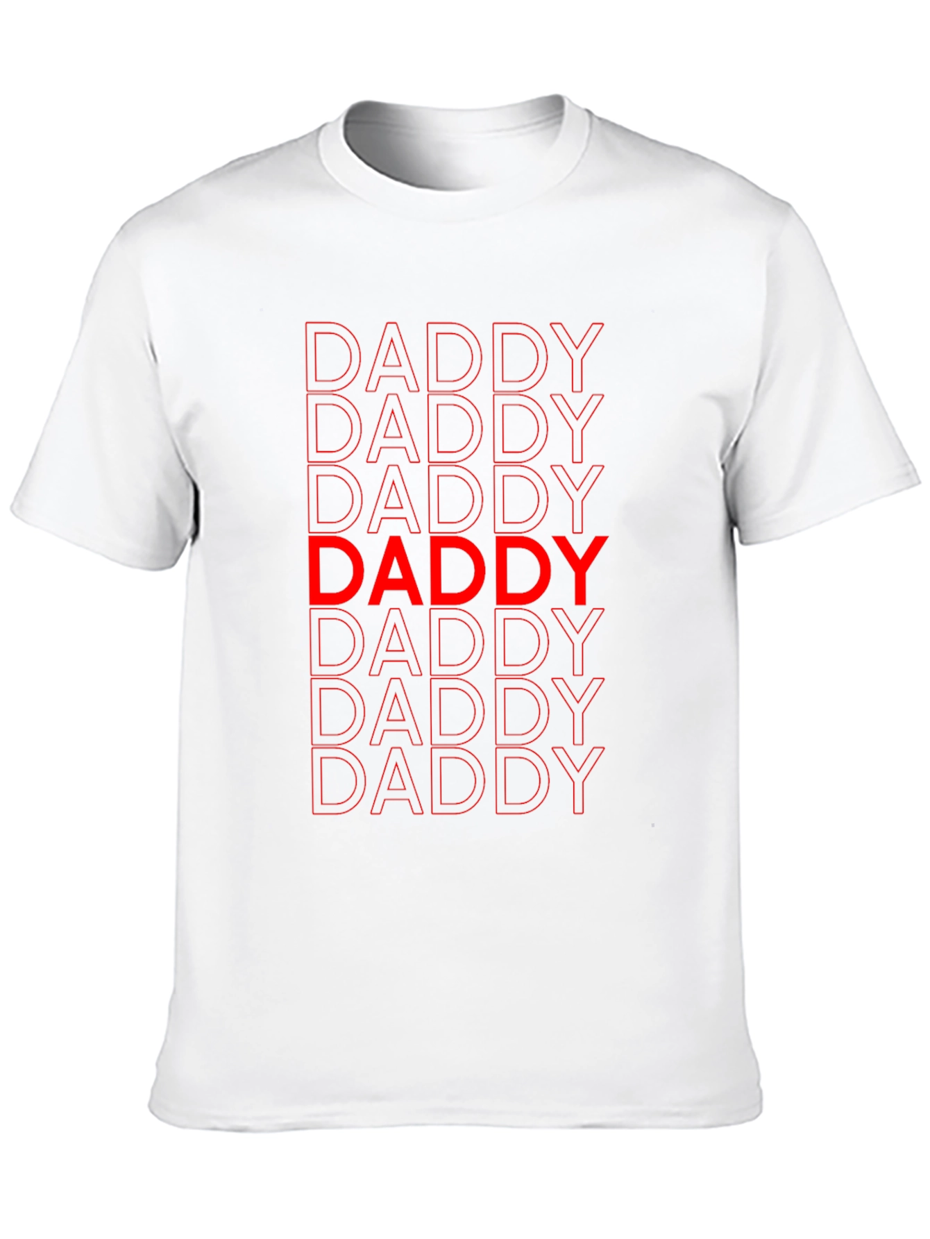 Daddy Graphic Print Crew Neck T-Shirt