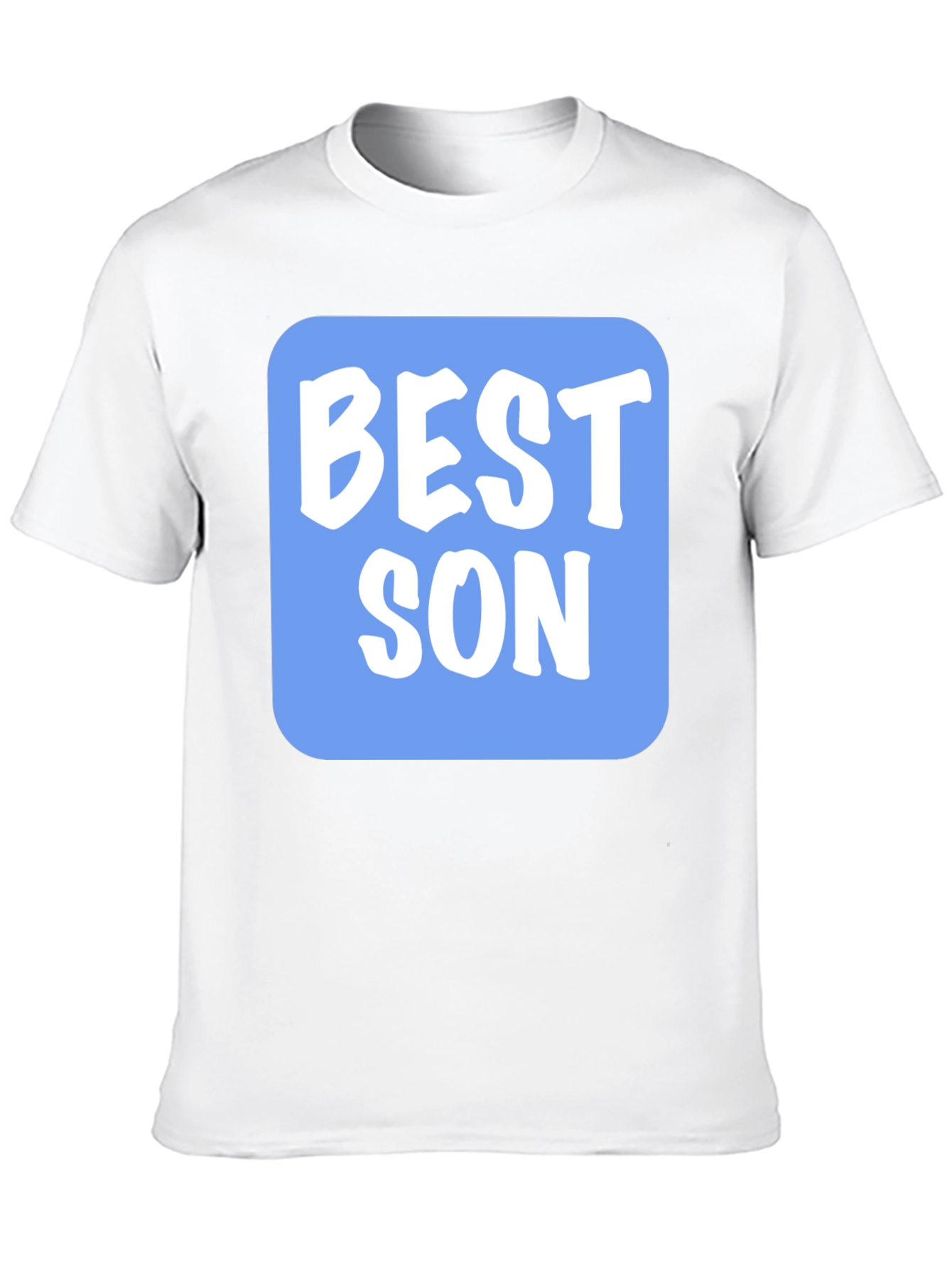 Best Son T-Shirt - Black Tee with Blue Graphic