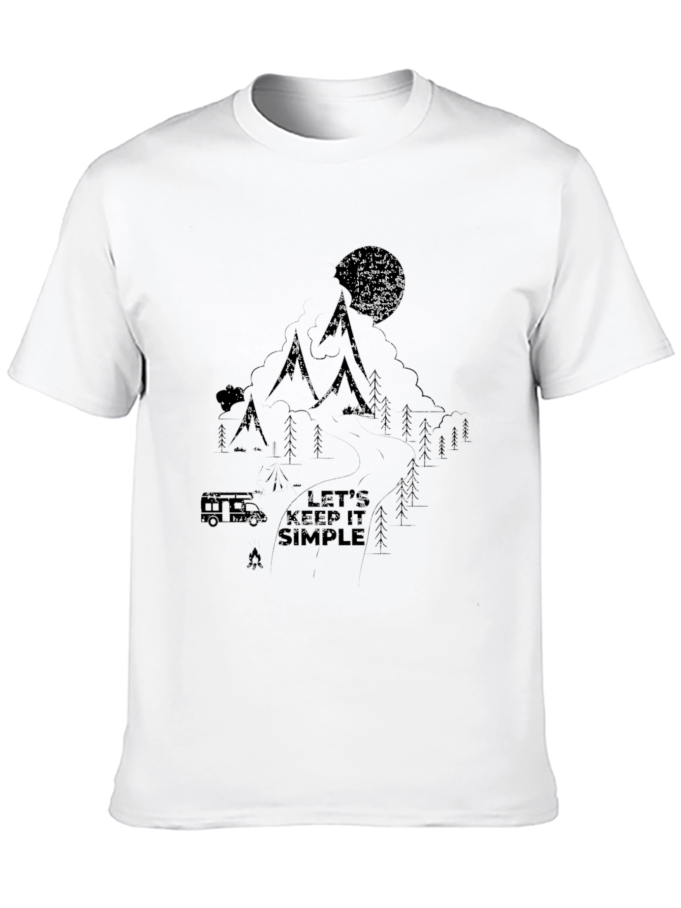 Distressed Mountain Graphic Tee