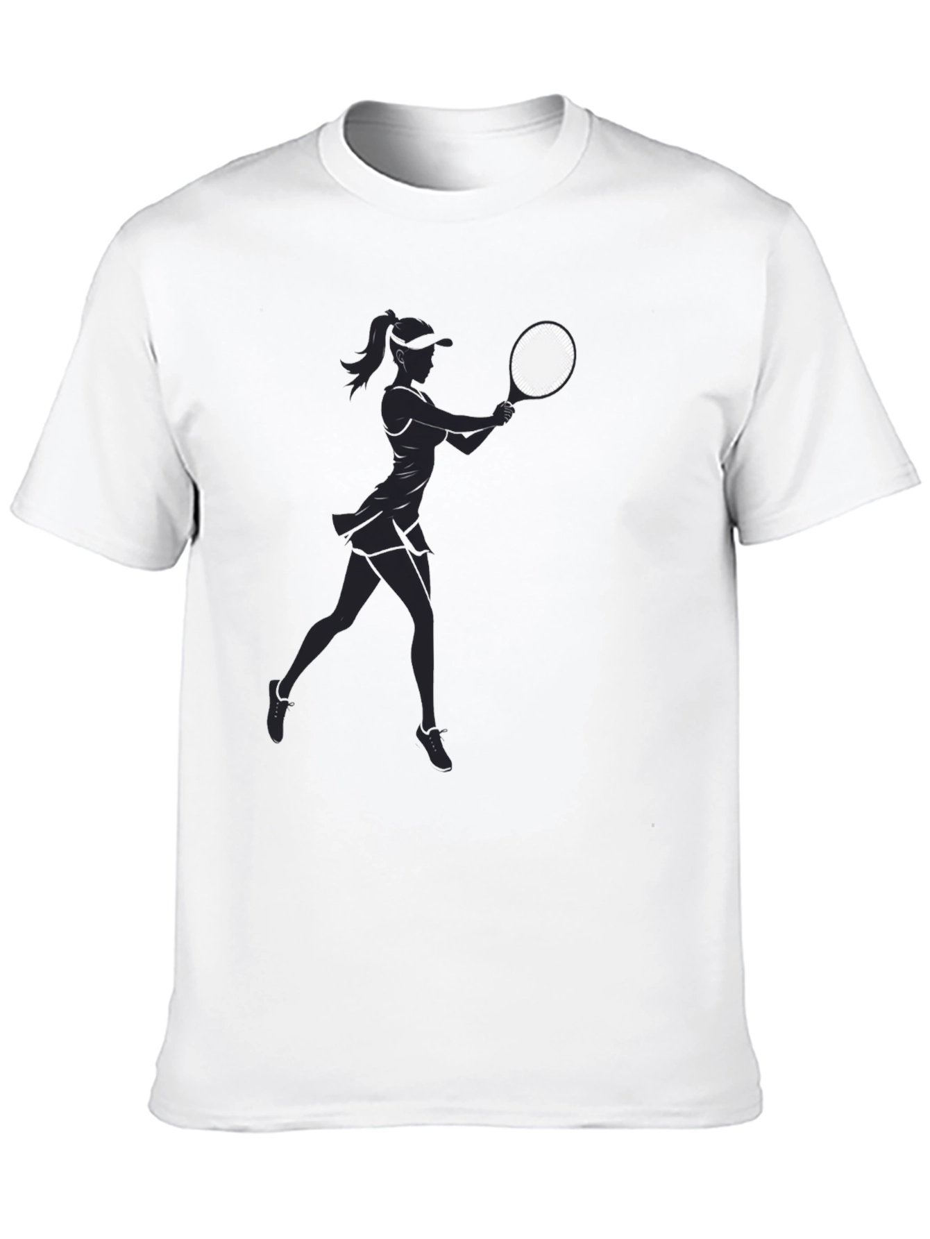 Tennis Player Graphic T-Shirt - Casual Style