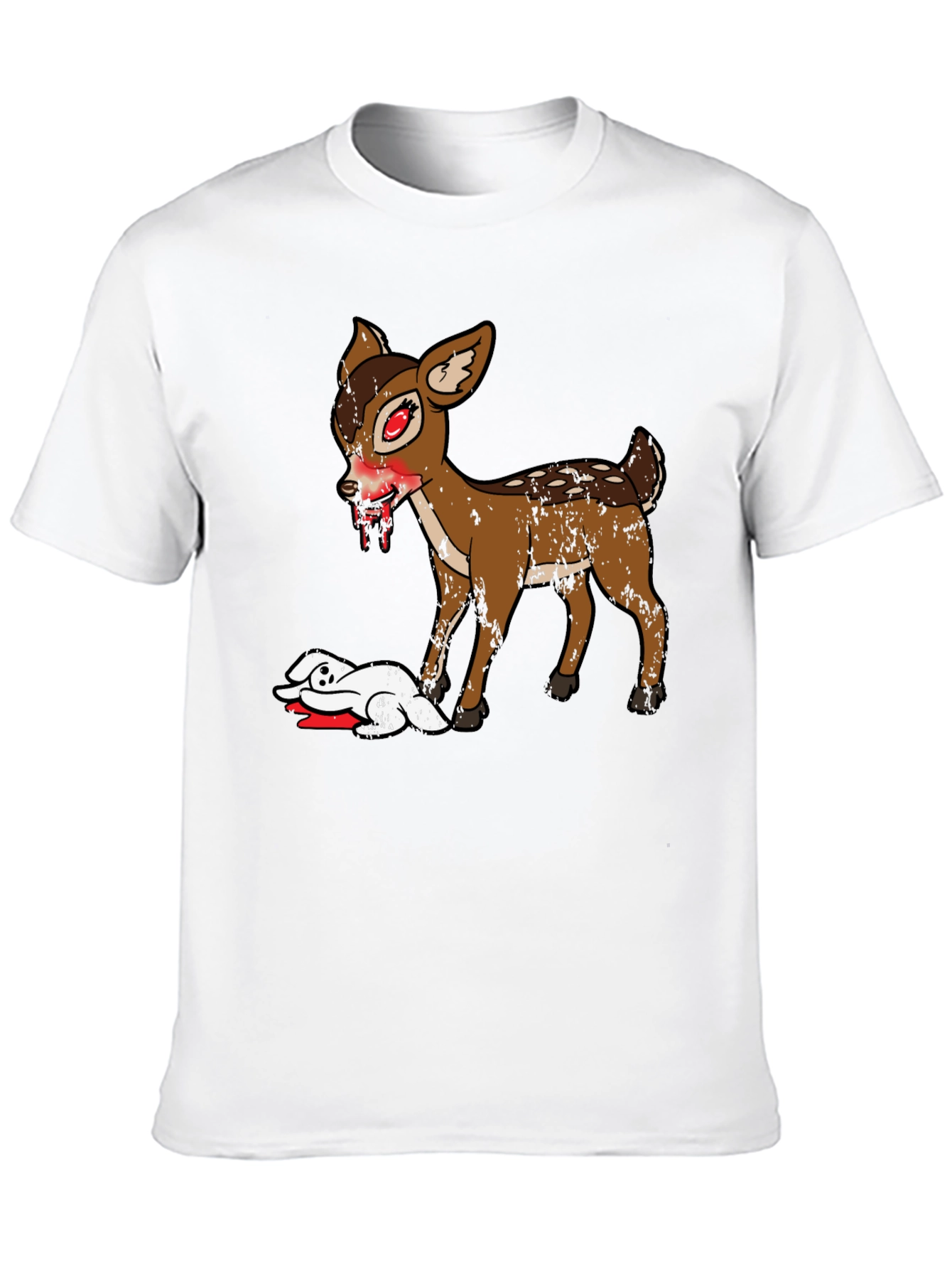 Zombie Deer Graphic T-Shirt
