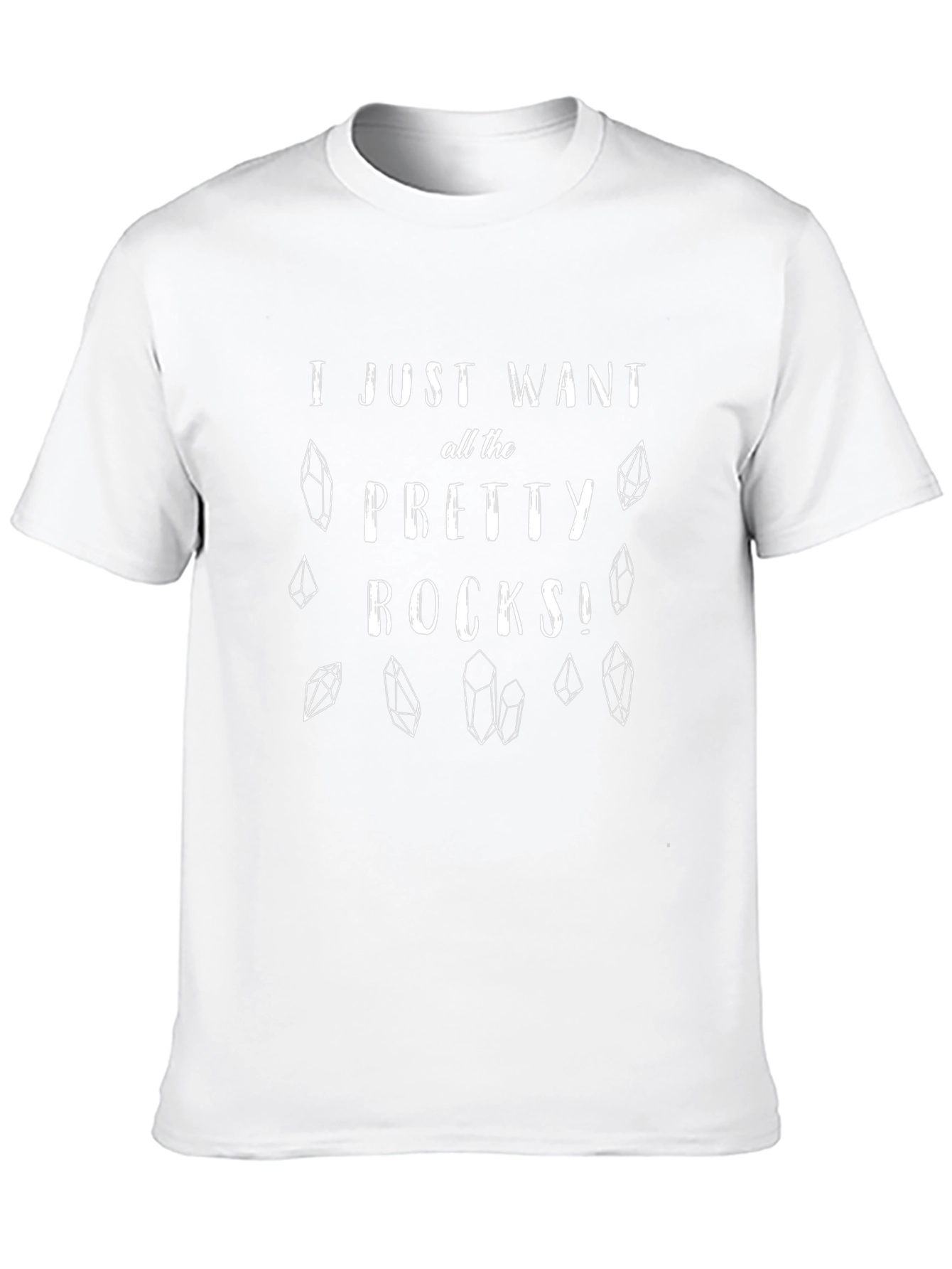 Pretty Rocks Graphic Tee - Mineral Collector Shirt