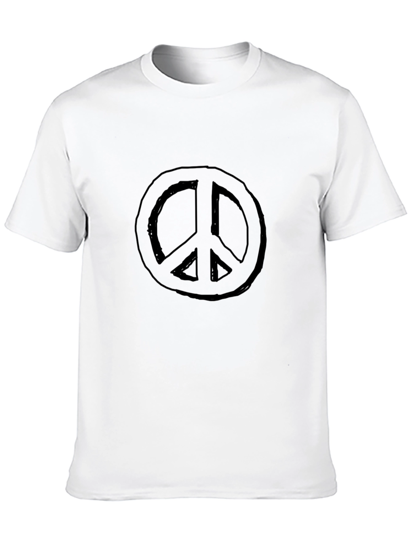 Black Peace Sign Graphic Tee