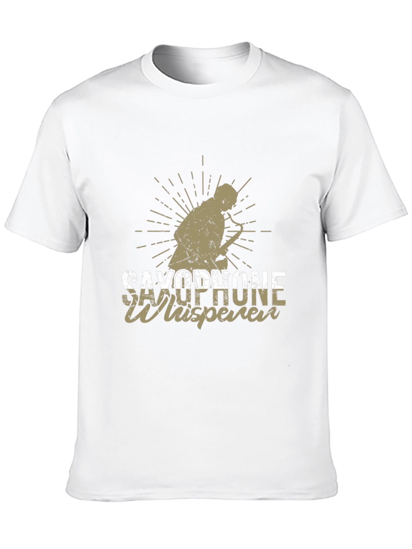 Saxophone Whisperer Black T-Shirt