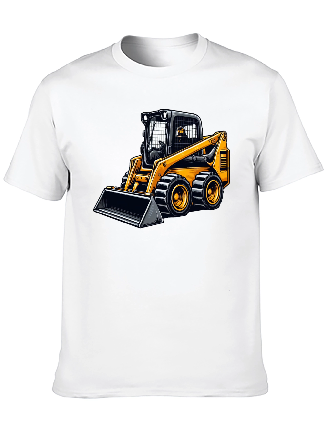 Skid Steer Loader Graphic Tee - Construction Vehicle Shirt