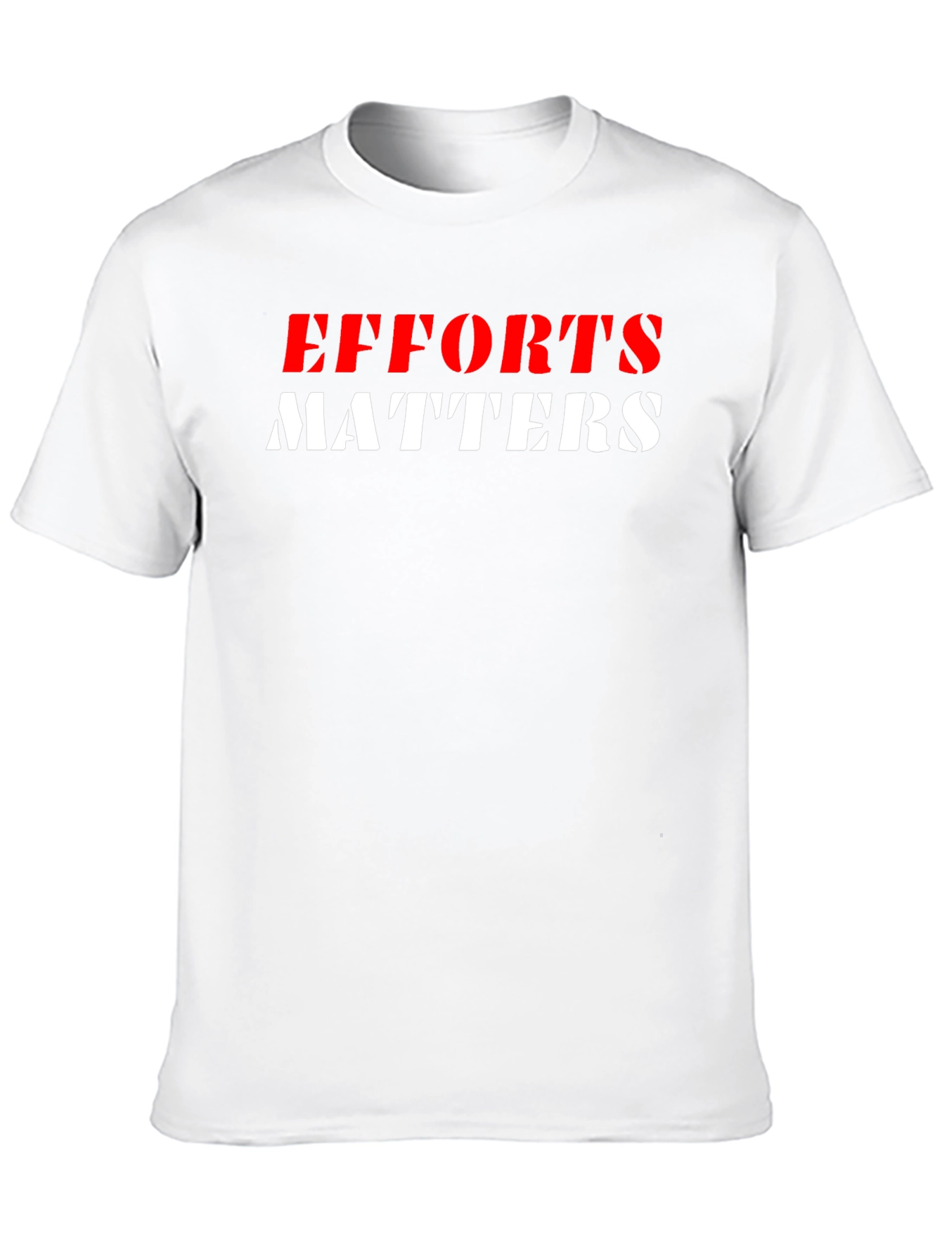 Efforts Matters Graphic Tee - Black Unisex T-Shirt