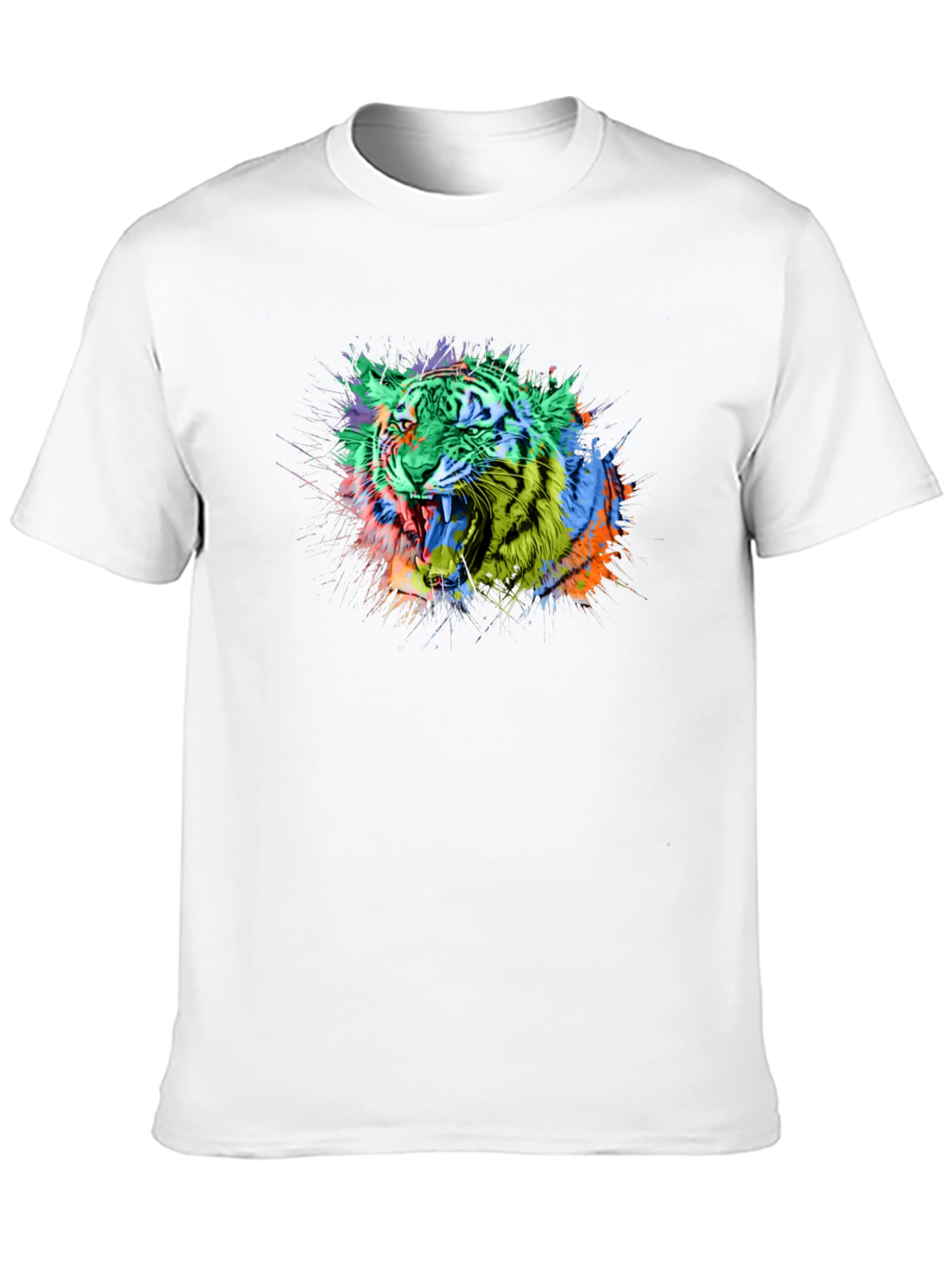 Vibrant Tiger Graphic Tee - Bold Style