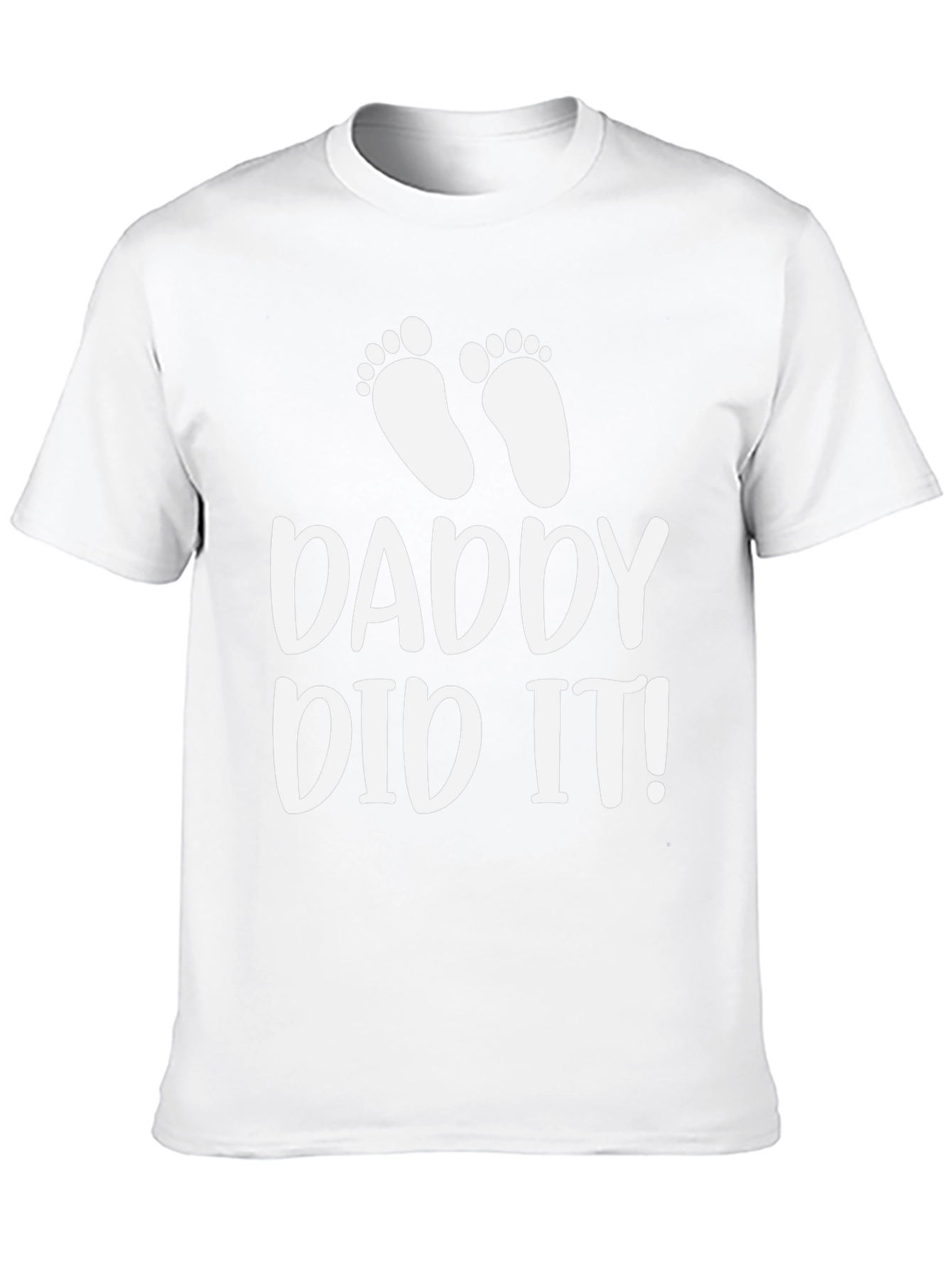 Daddy Did It! Mens Black T-Shirt