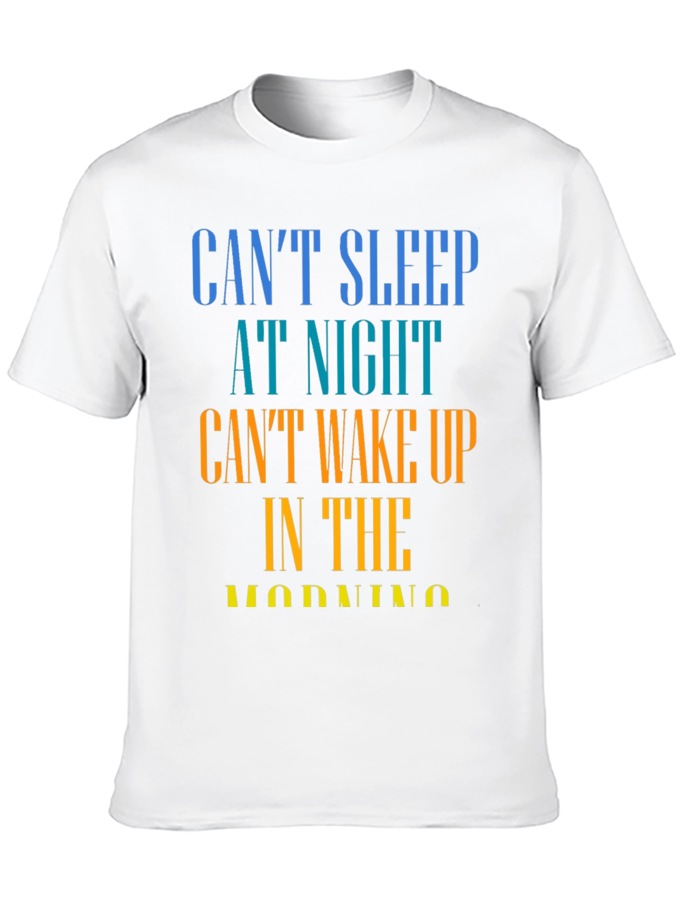 Cant Sleep T-Shirt - Humorous Insomnia Tee