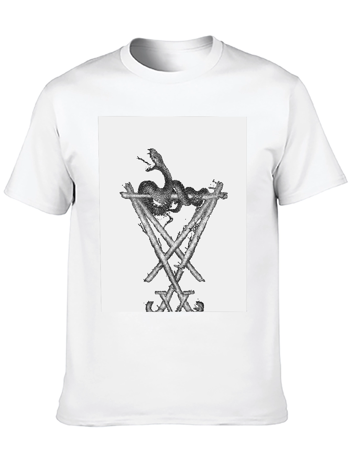 Serpent on Structure Black T-Shirt