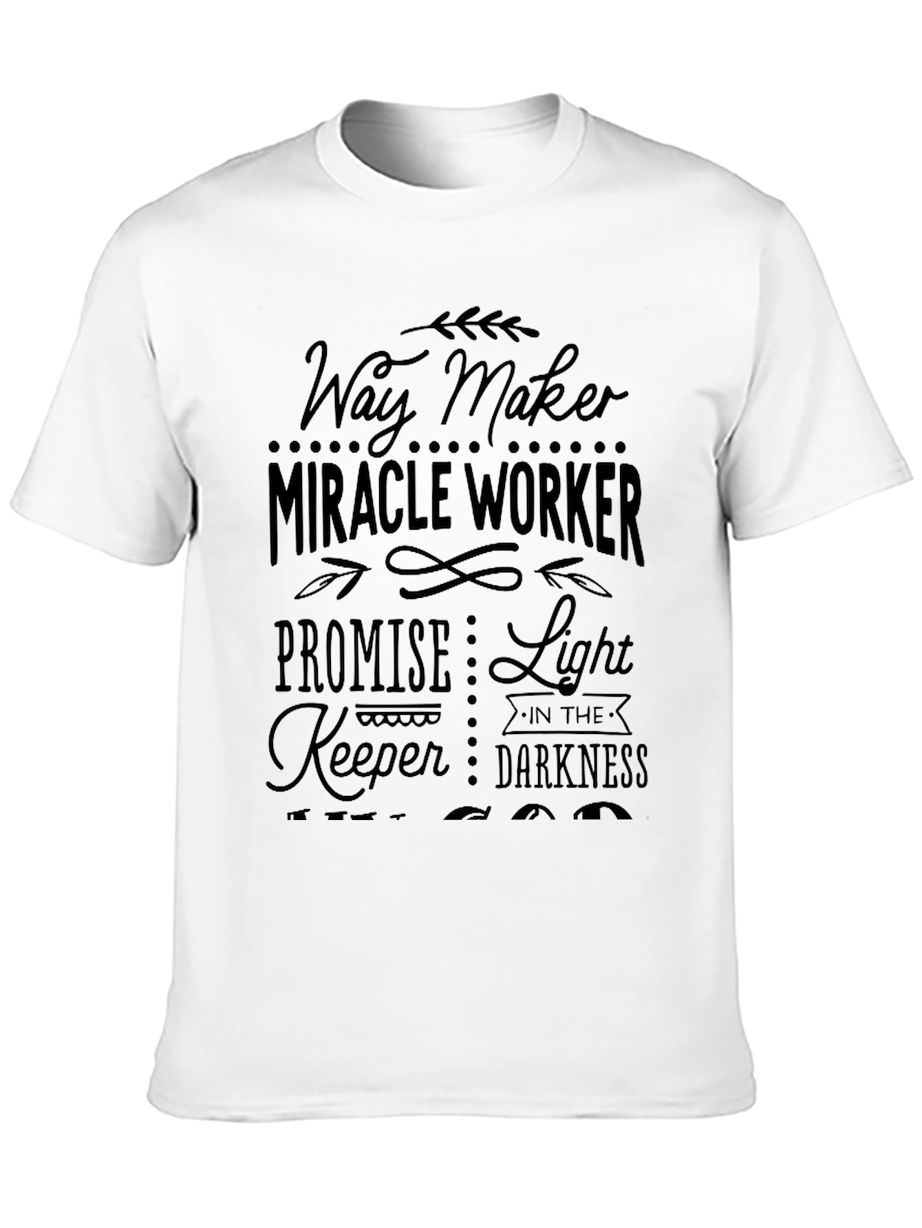 Way Maker Miracle Worker Black T-Shirt