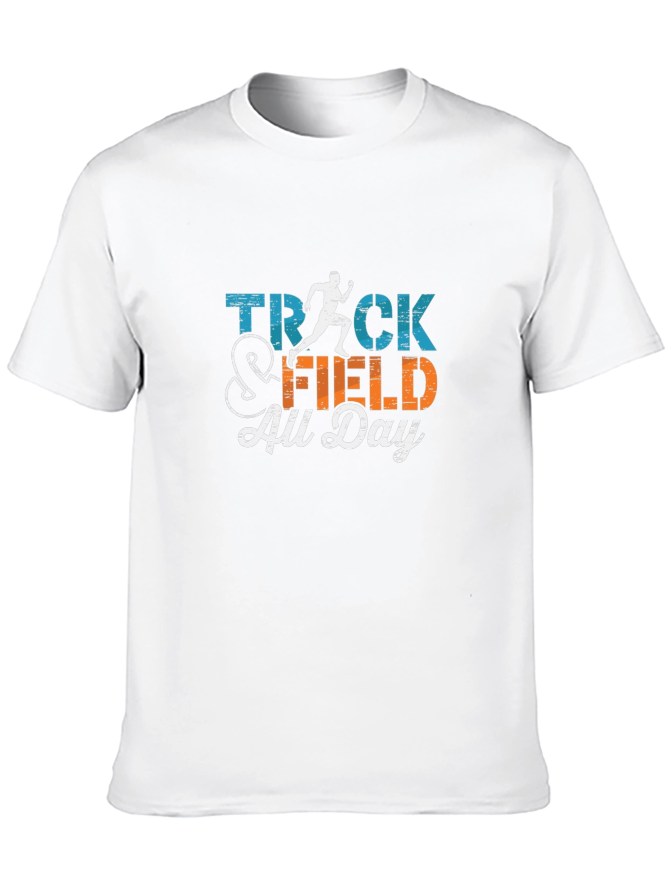 Track & Field All Day Black Graphic T-Shirt