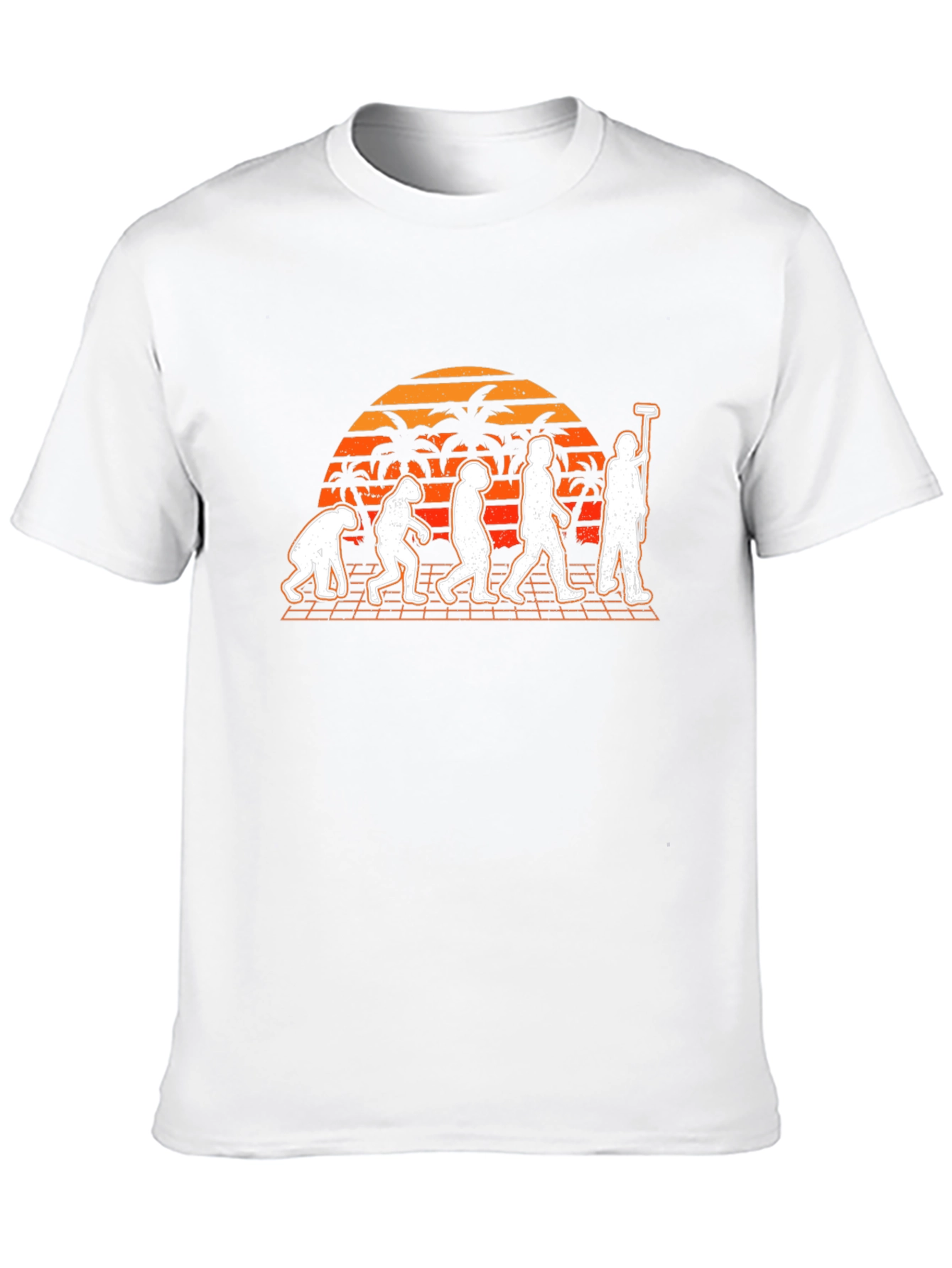Curling Evolution Graphic Tee - Black Cotton T-Shirt