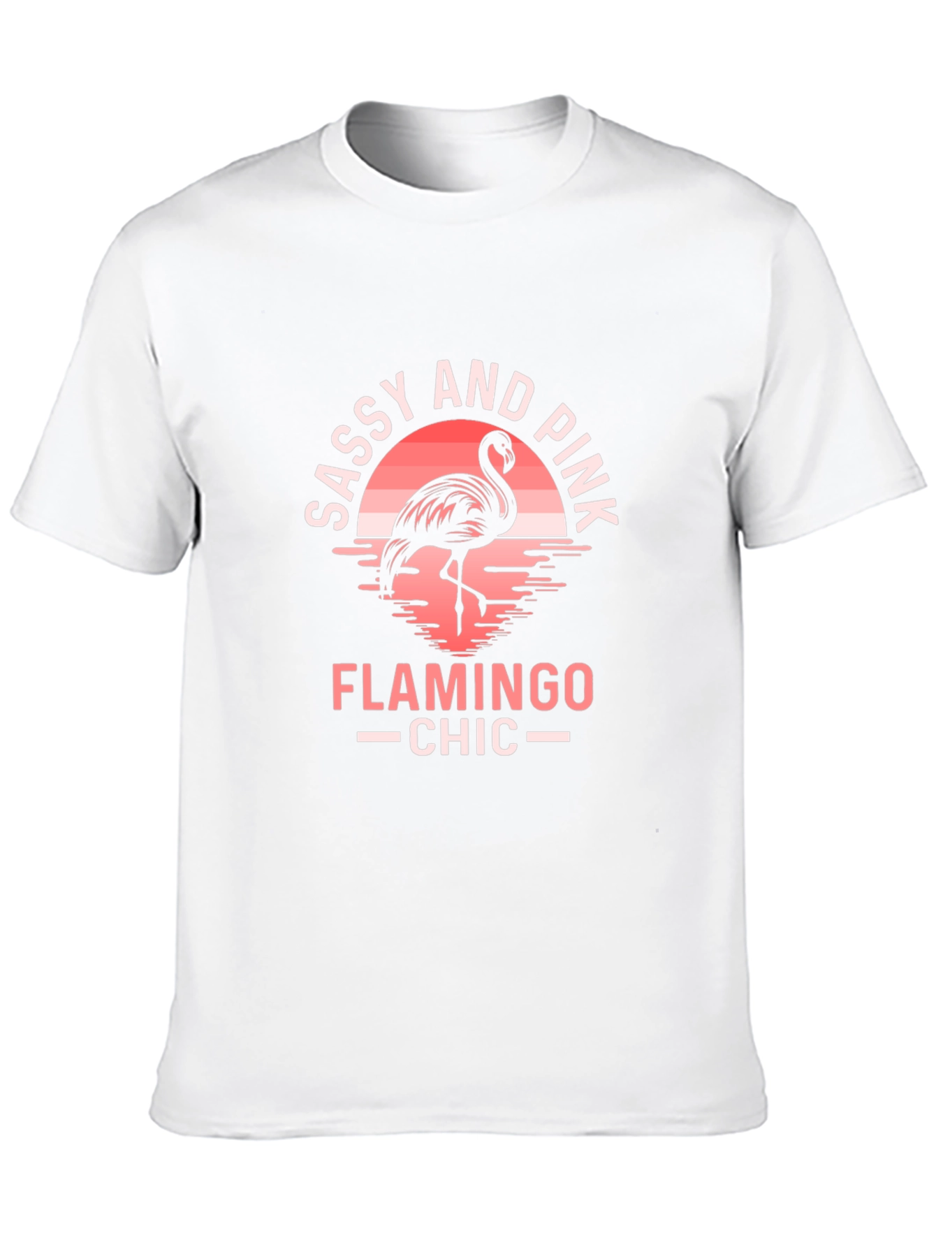 Sassy & Pink Flamingo Graphic Tee