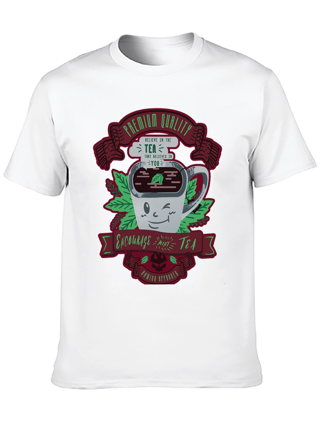Premium Quality Mint Tea Graphic T-Shirt