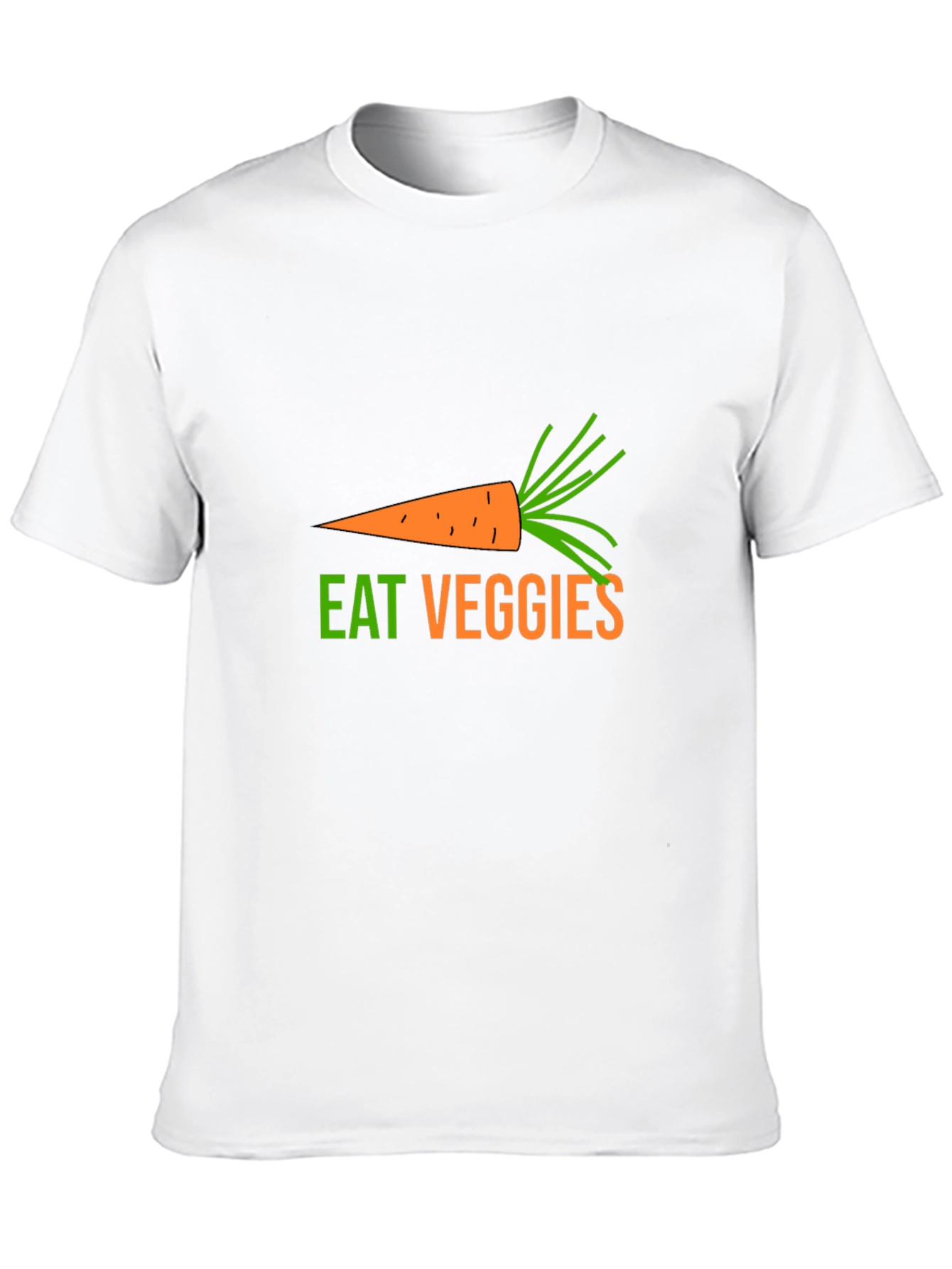 Eat Veggies Graphic Tee - Carrot Design