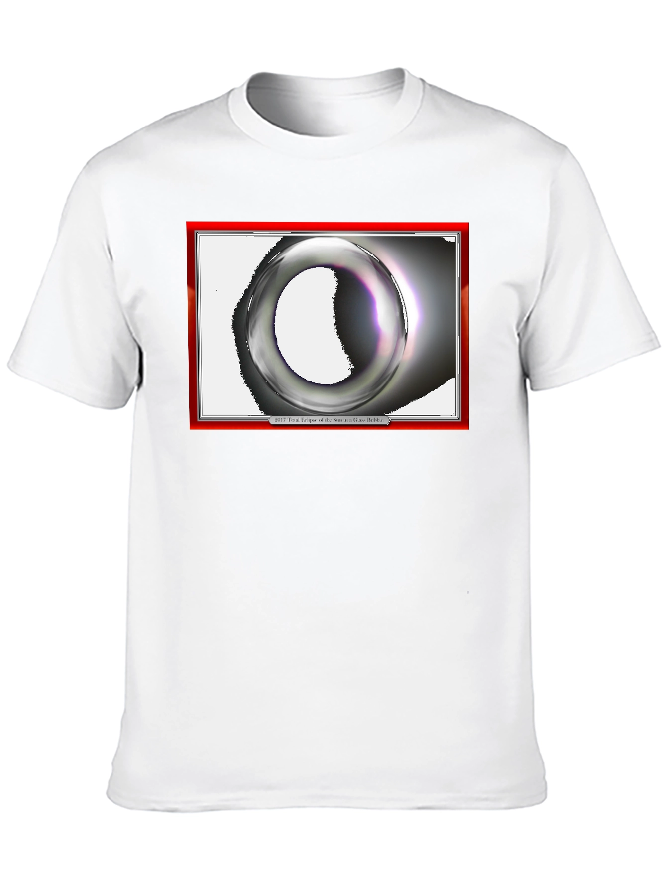 Eclipse Graphic Print Black T-Shirt