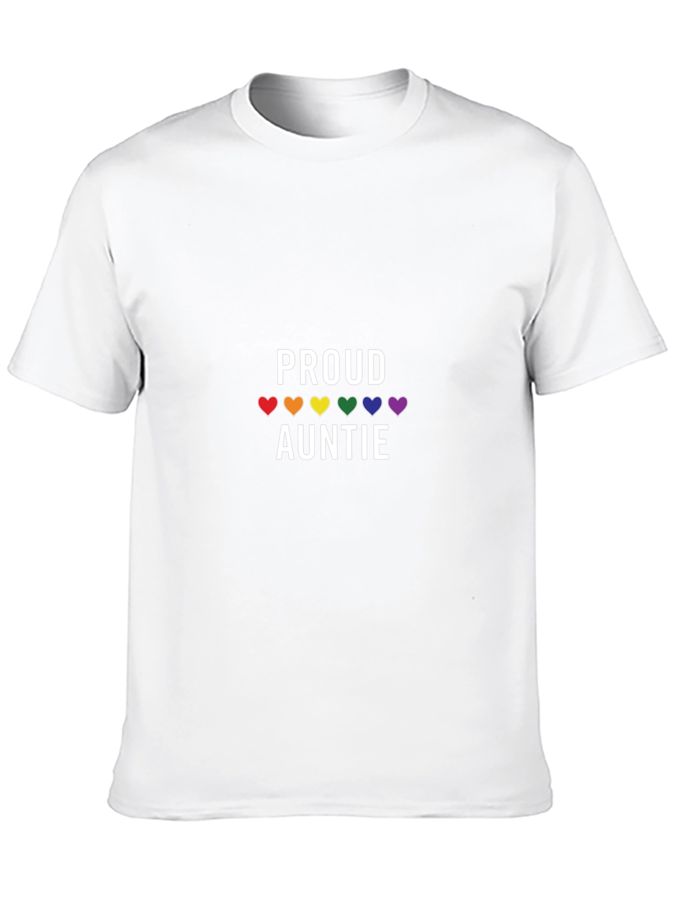 Proud Auntie LGBTQ+ Pride T-Shirt