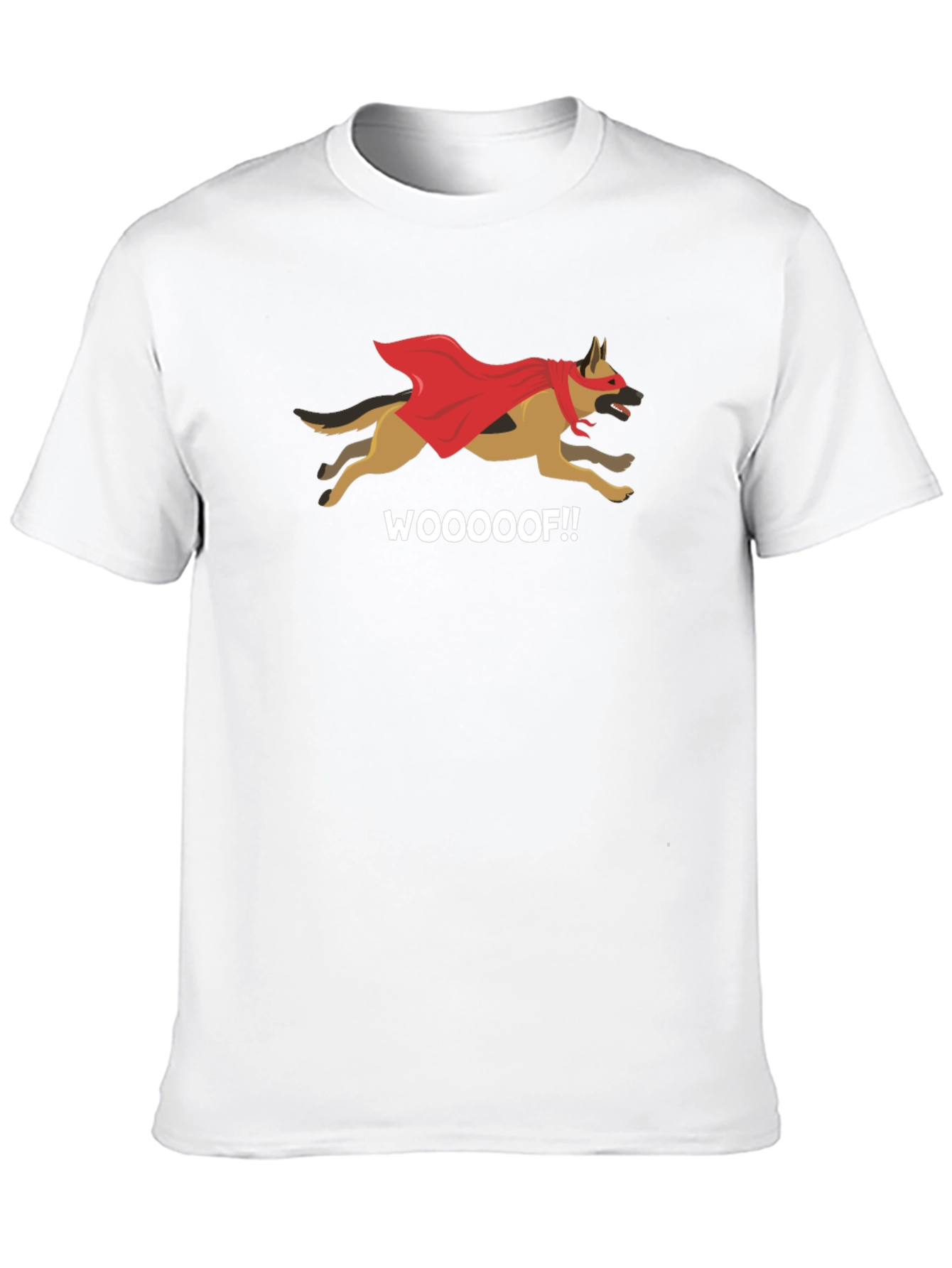 Super Dog Graphic Tee - Funny Superhero Dog Shirt