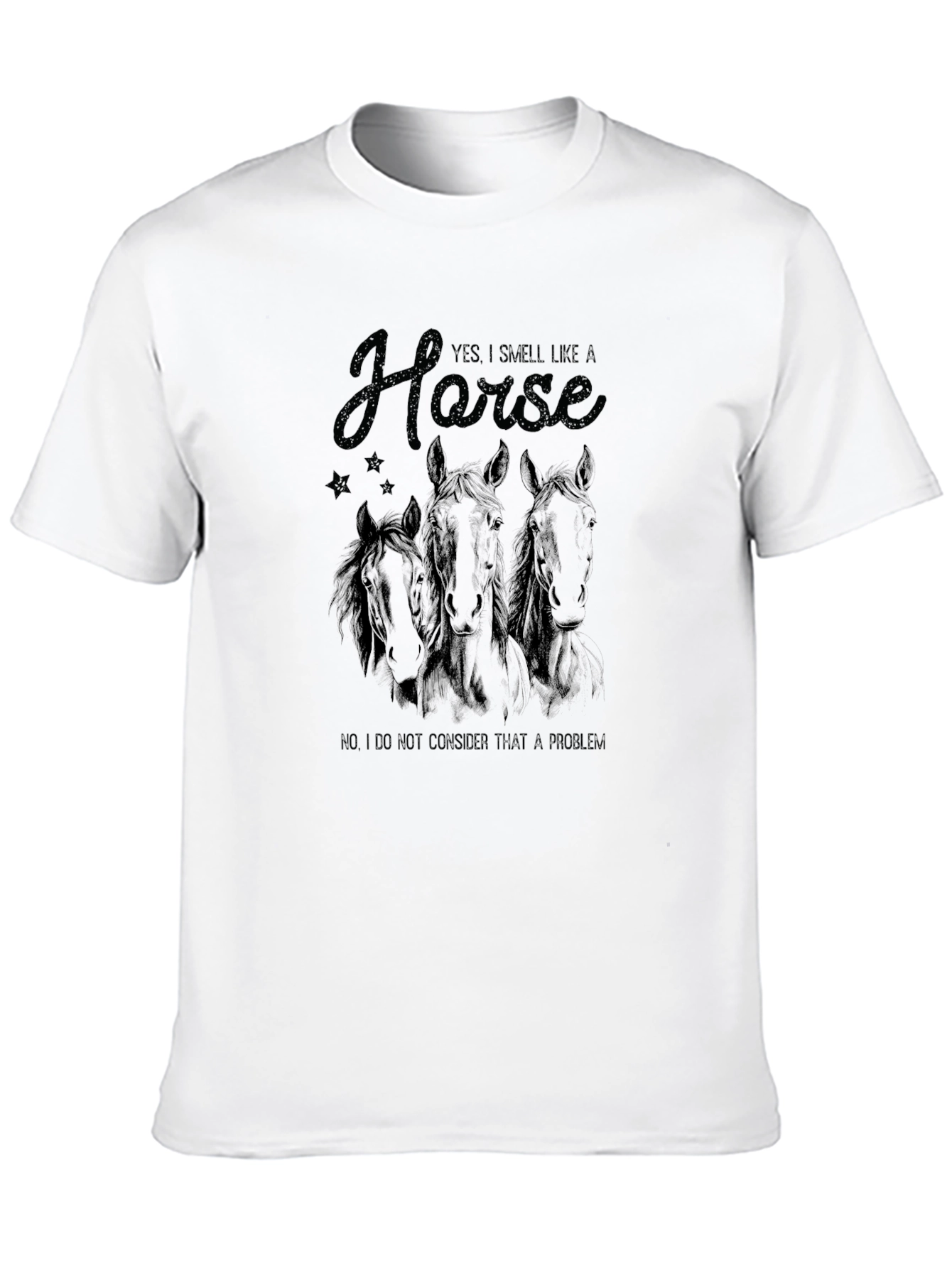 Smell Like a Horse Funny Graphic Tee