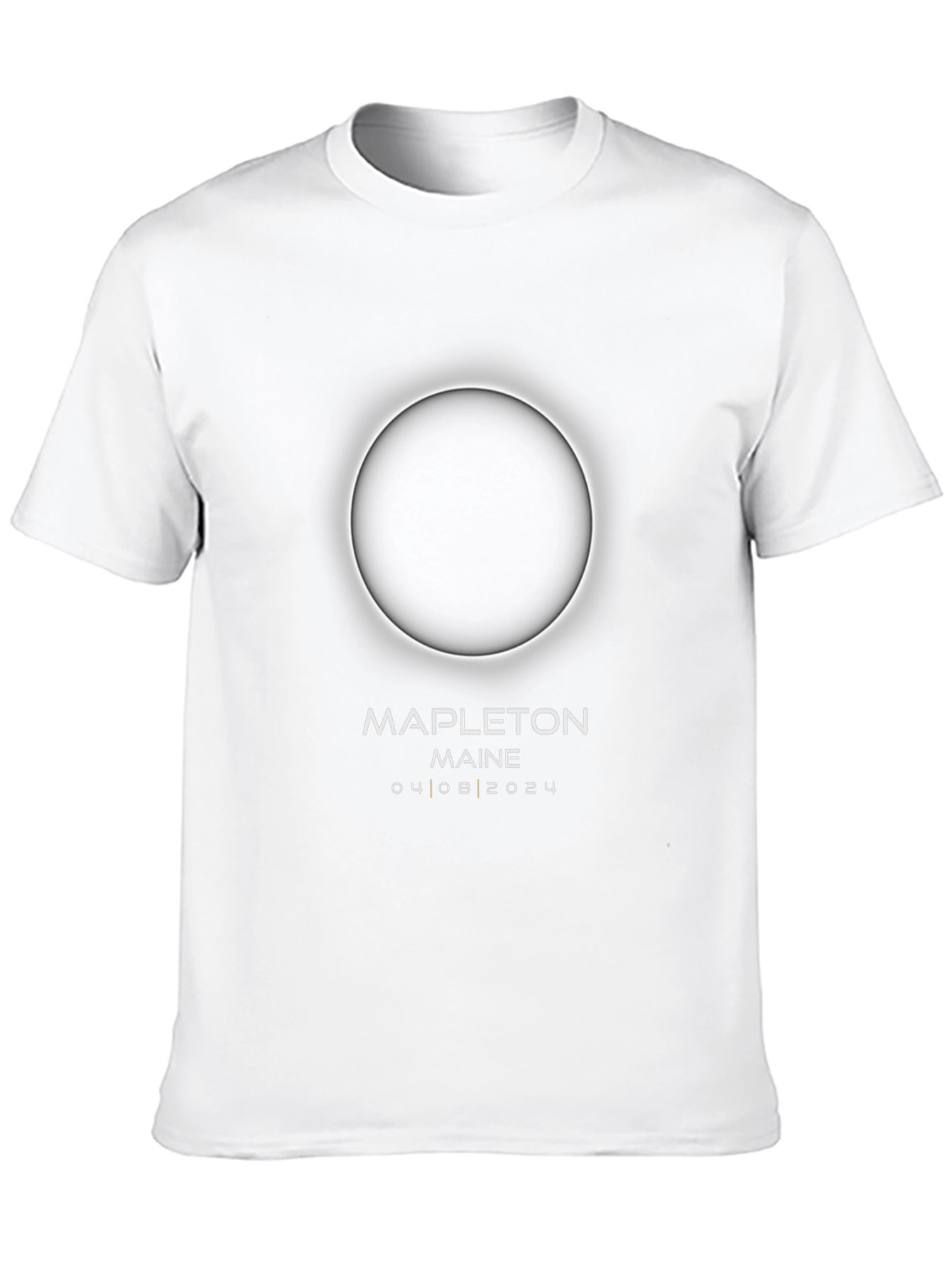 Total Solar Eclipse 2024 T-Shirt Mapleton Maine