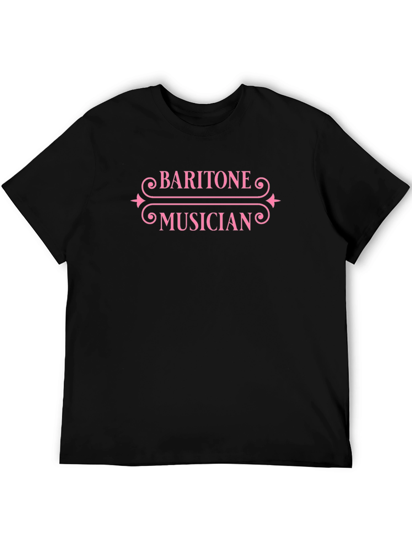 Baritone Musician Black T-Shirt